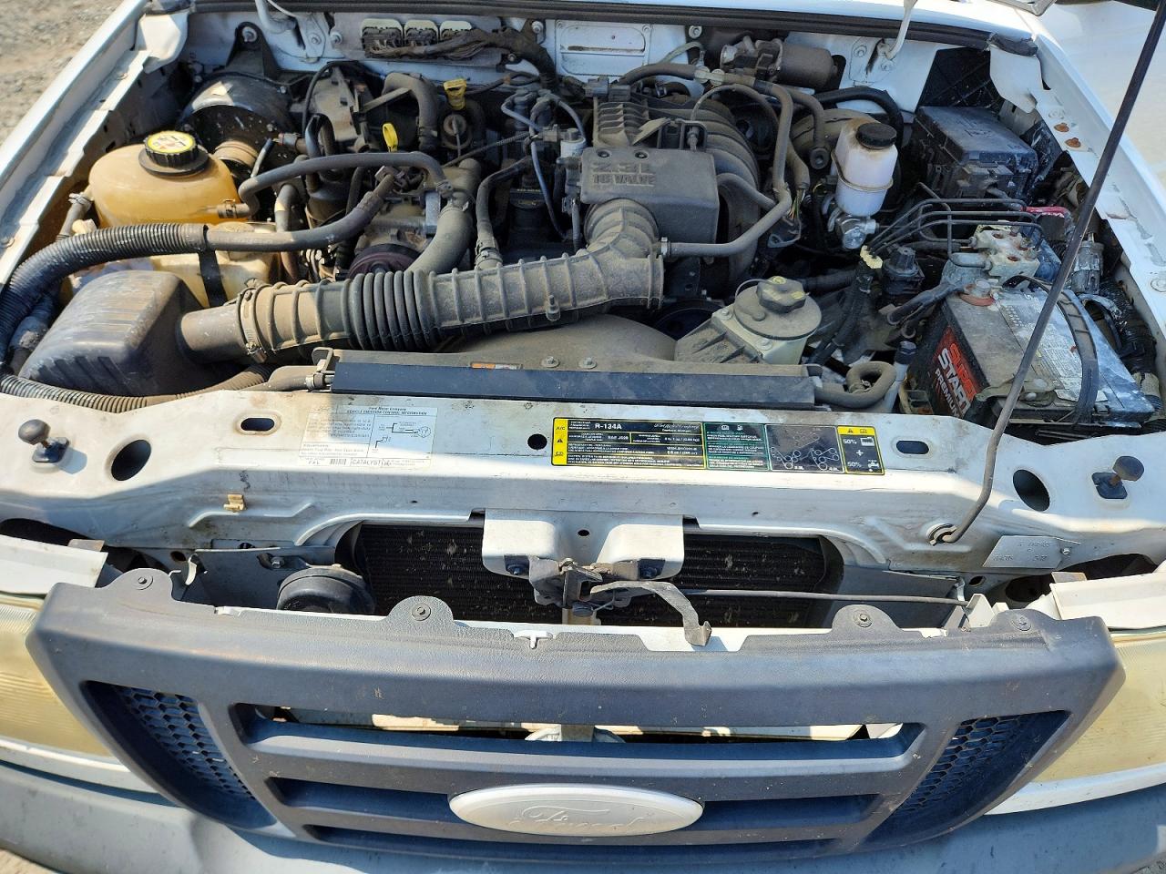 2007 Ford Ranger White vin: 1FTYR10D87PA58294
