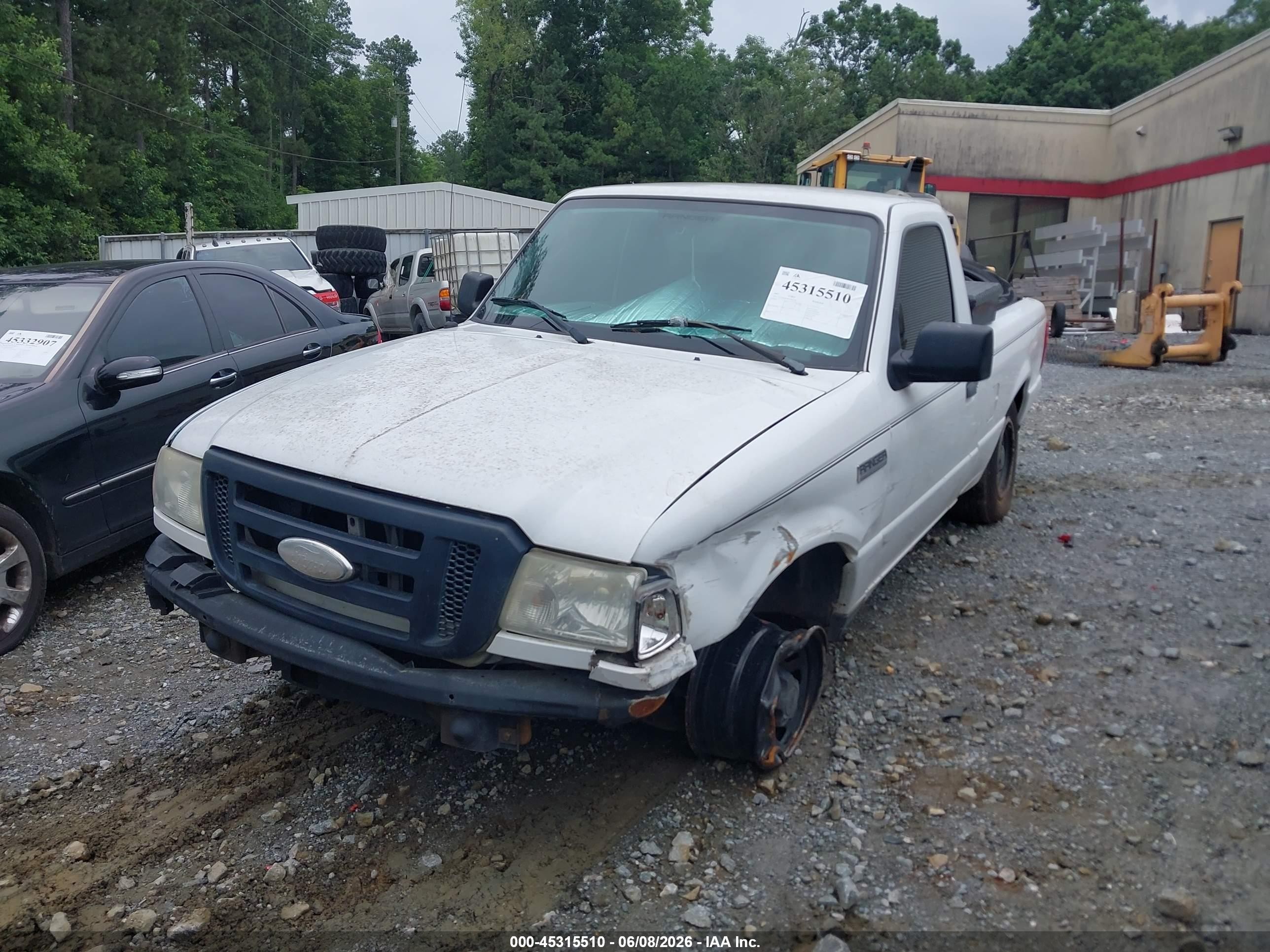 2007 Ford Ranger Stx/xl/xlt Белый vin: 1FTYR10D87PA64399