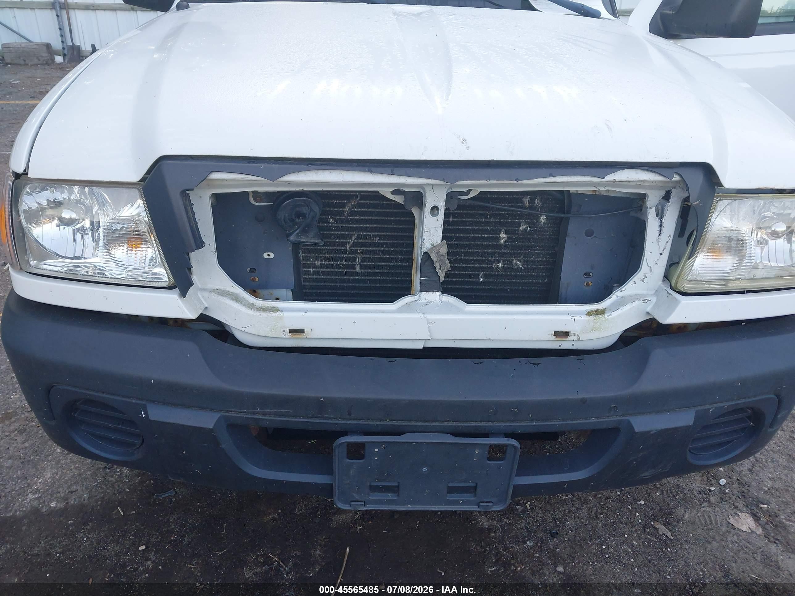 2008 Ford Ranger Xl/xlt White vin: 1FTYR10D88PA63545