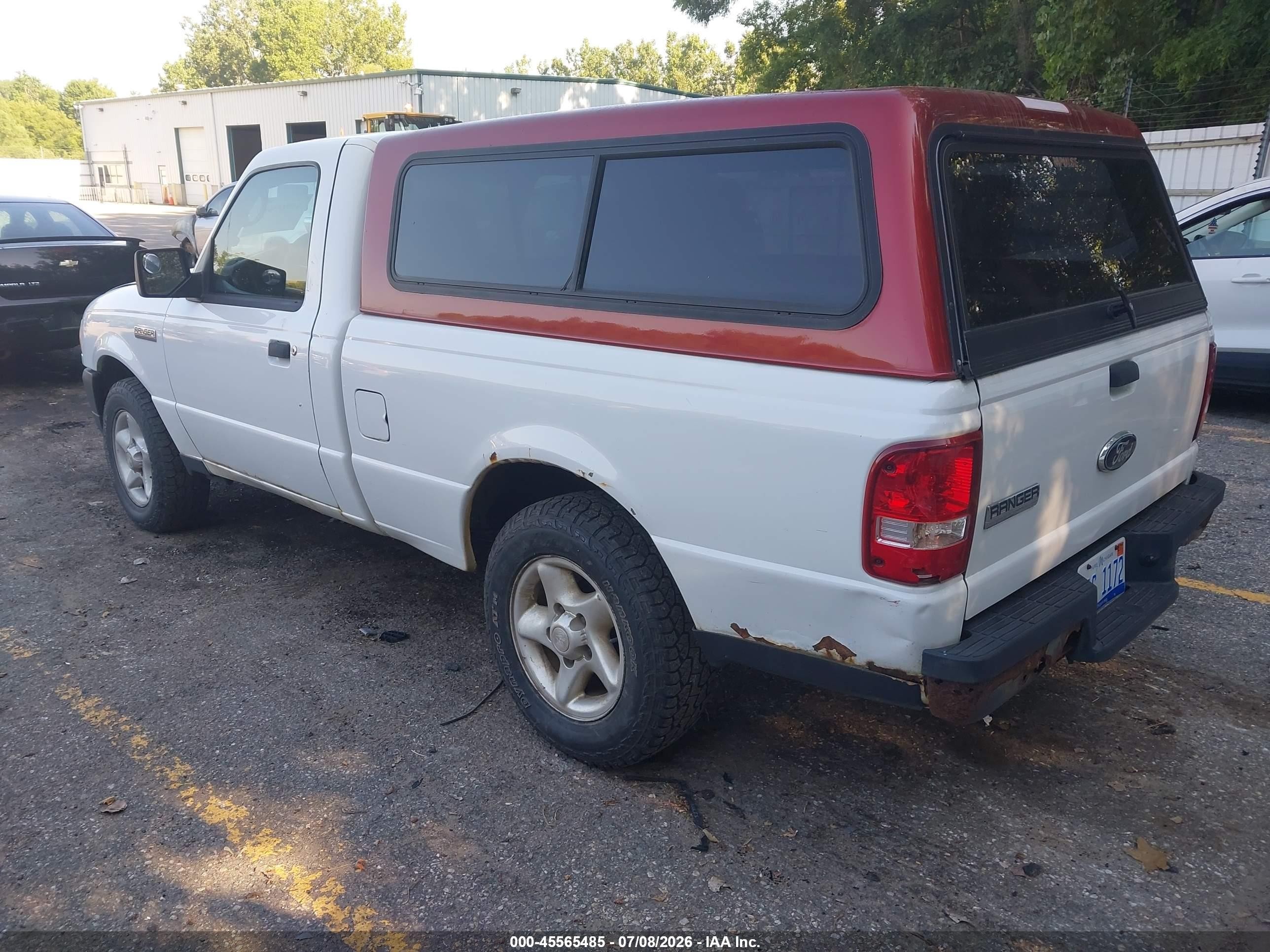 2008 Ford Ranger Xl/xlt White vin: 1FTYR10D88PA63545