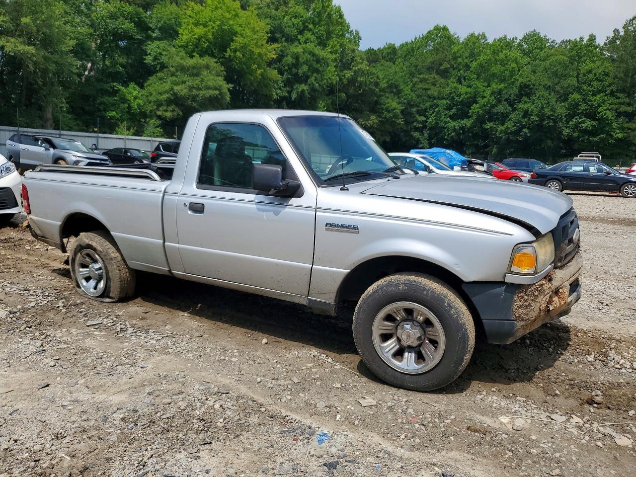 2008 Ford Ranger Silver vin: 1FTYR10D88PA71810
