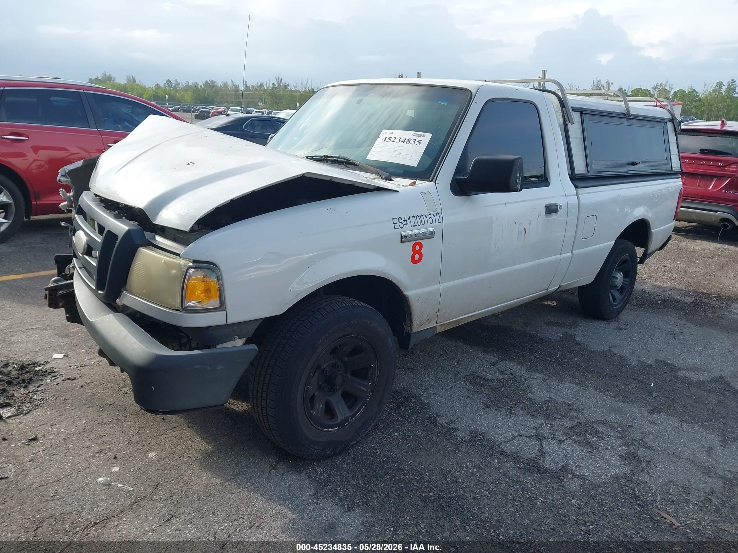 2009 Ford Ranger Sport/xl/xlt White vin: 1FTYR10D89PA46049