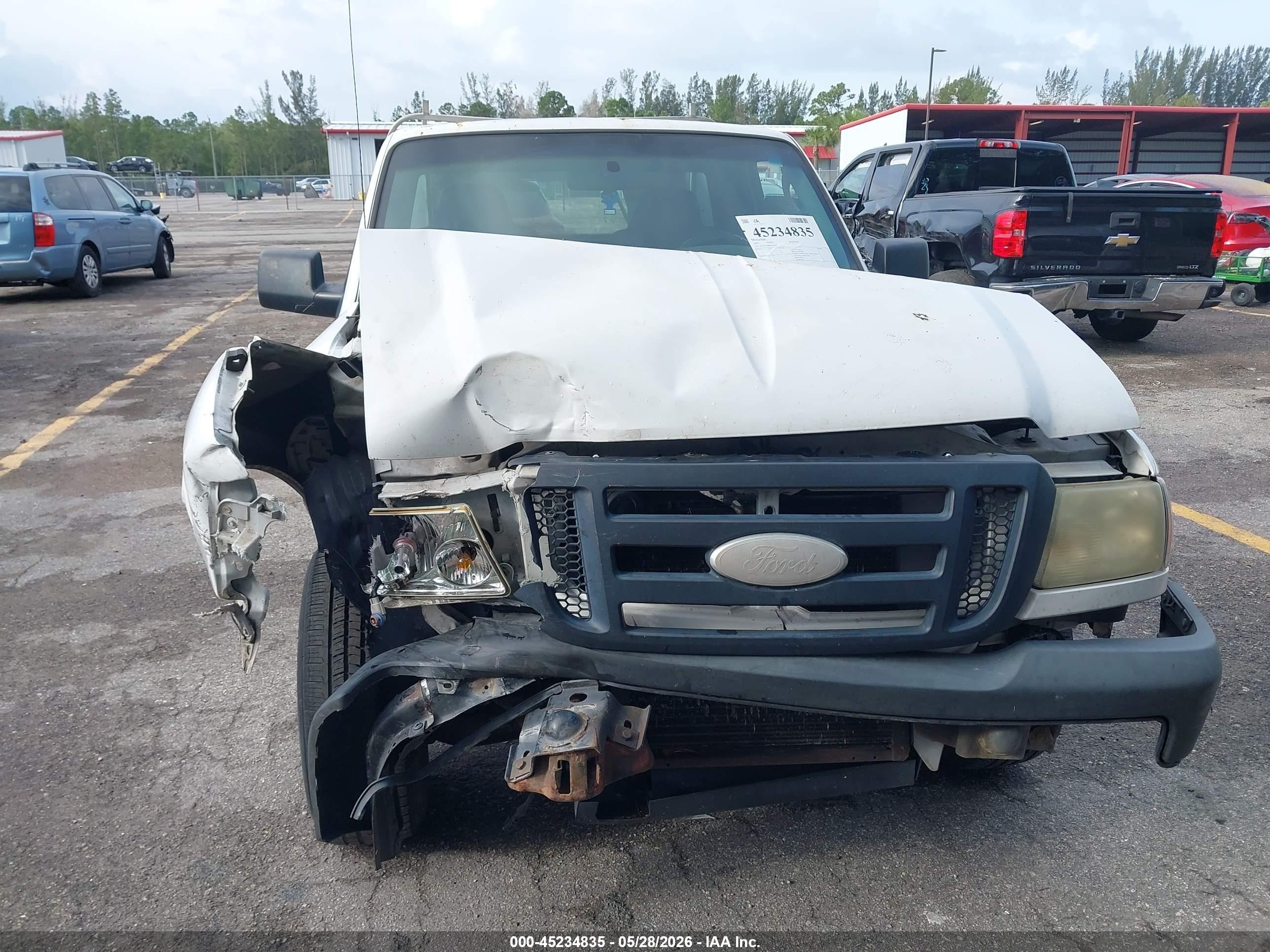 2009 Ford Ranger Sport/xl/xlt White vin: 1FTYR10D89PA46049