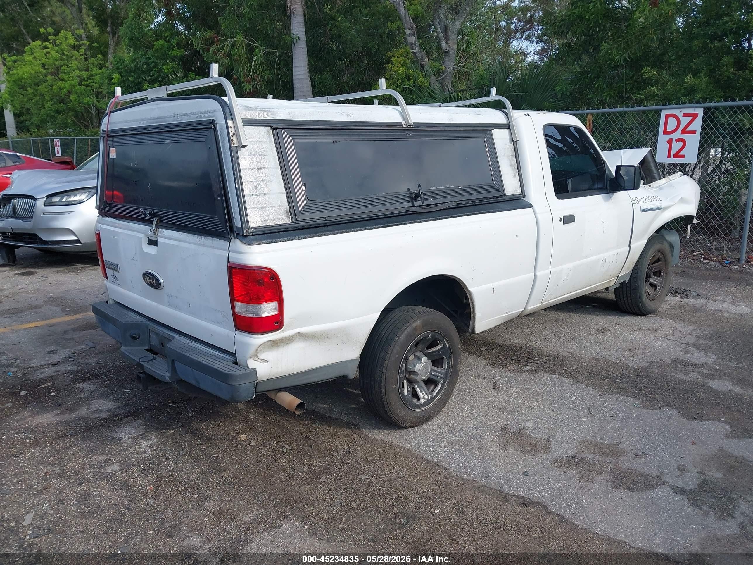 2009 Ford Ranger Sport/xl/xlt White vin: 1FTYR10D89PA46049