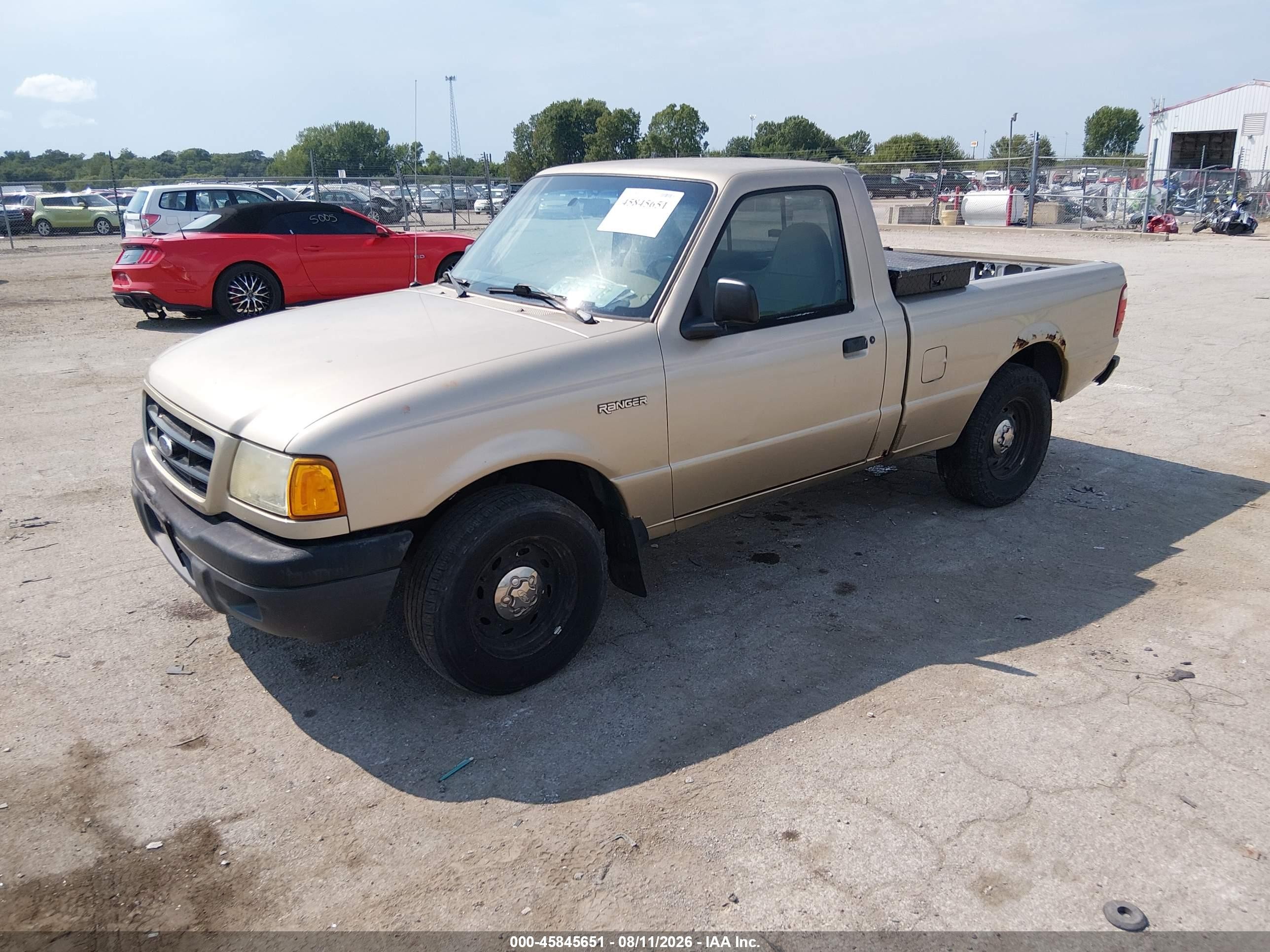 2002 Ford Ranger Xl/xlt Gold vin: 1FTYR10D92PB20696