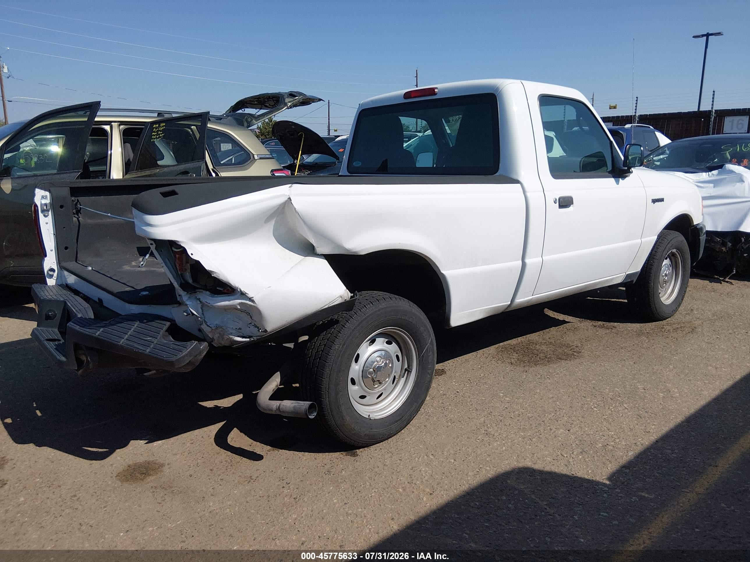 2004 Ford Ranger Xl/xlt White vin: 1FTYR10D94PA88707