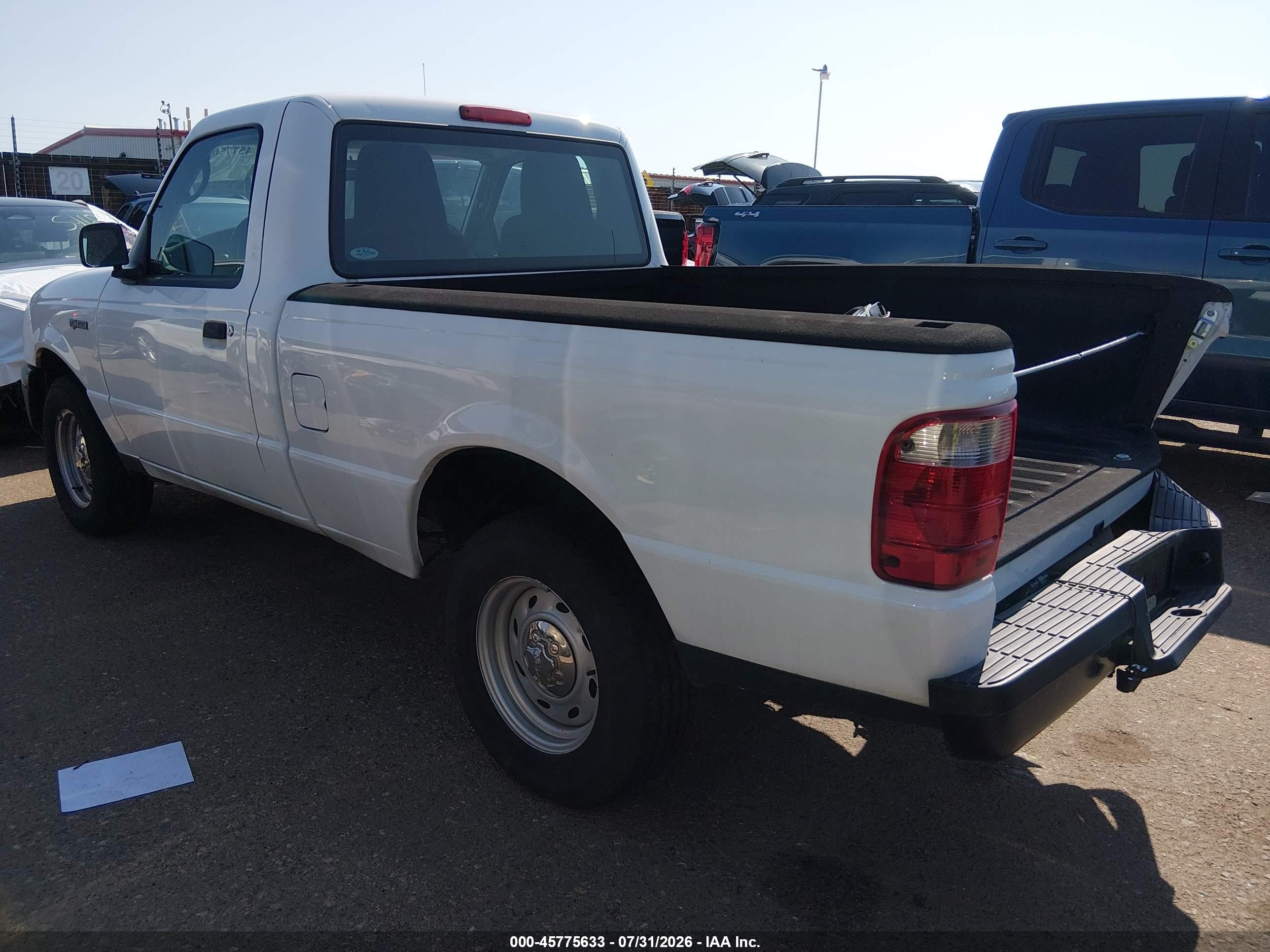 2004 Ford Ranger Xl/xlt White vin: 1FTYR10D94PA88707
