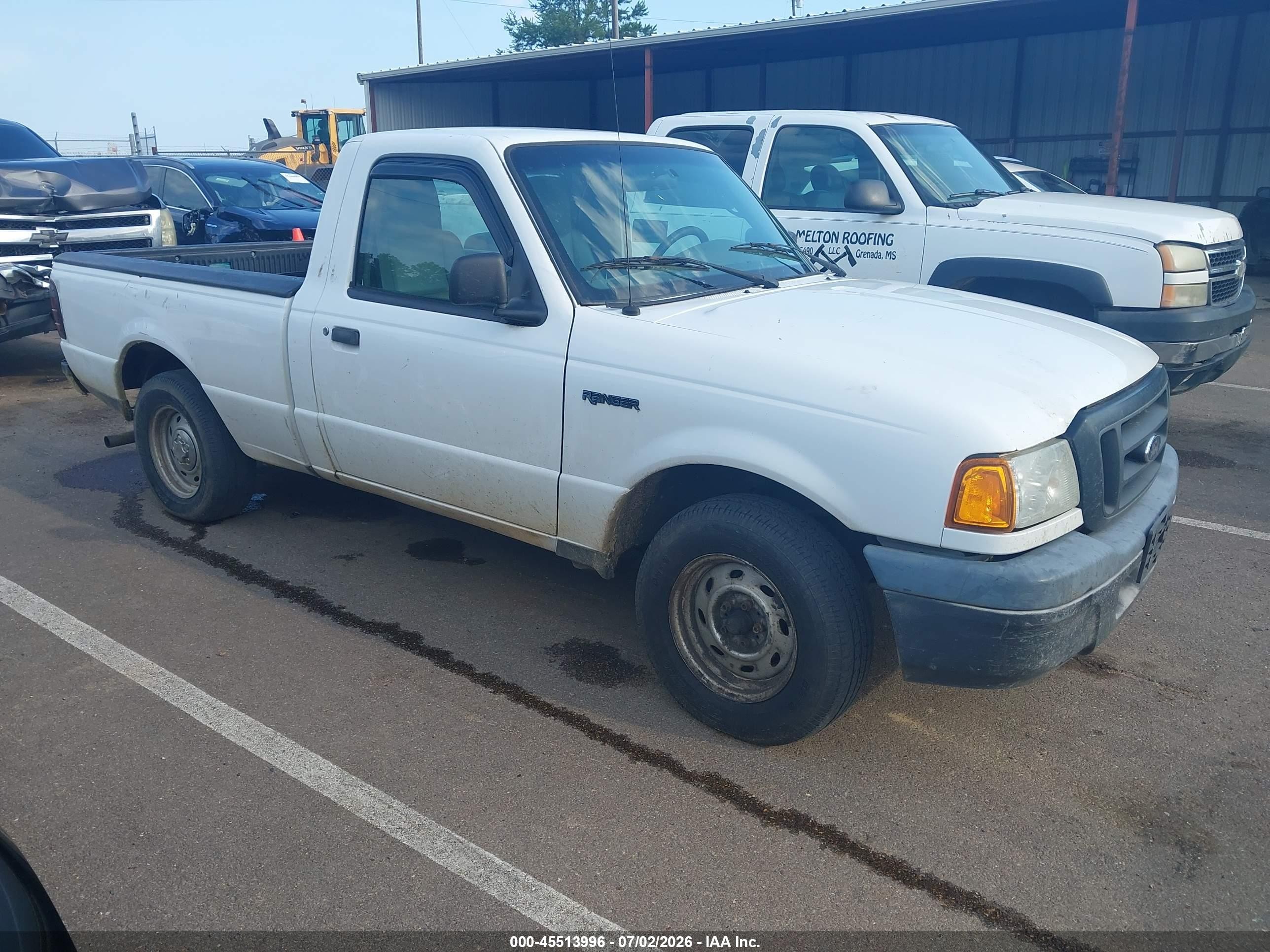 2005 Ford Ranger   Белый vin: 1FTYR10D95PA84223