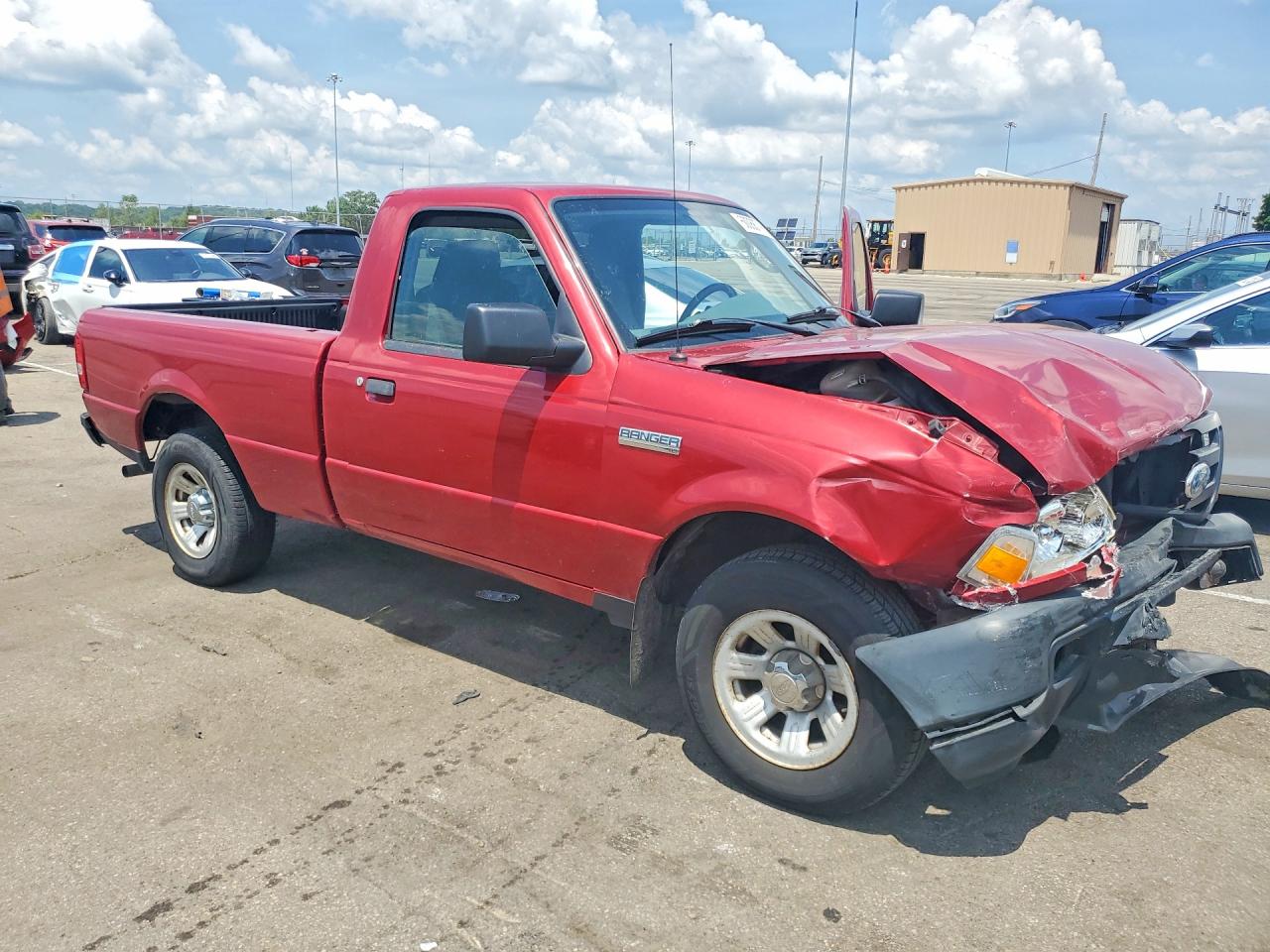 2007 Ford Ranger Red vin: 1FTYR10D97PA24591