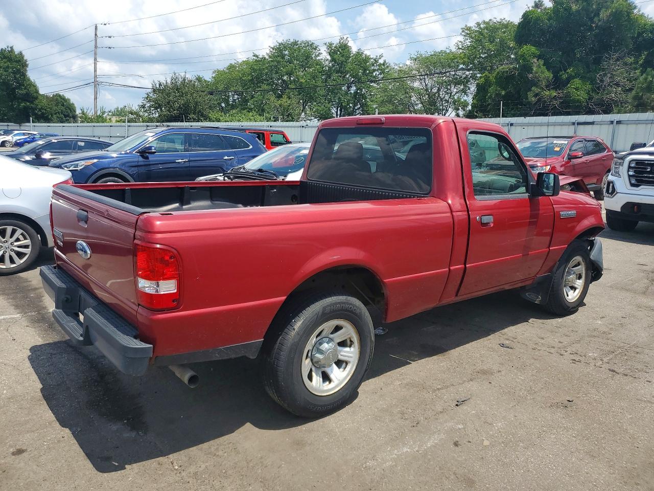 2007 Ford Ranger Red vin: 1FTYR10D97PA24591