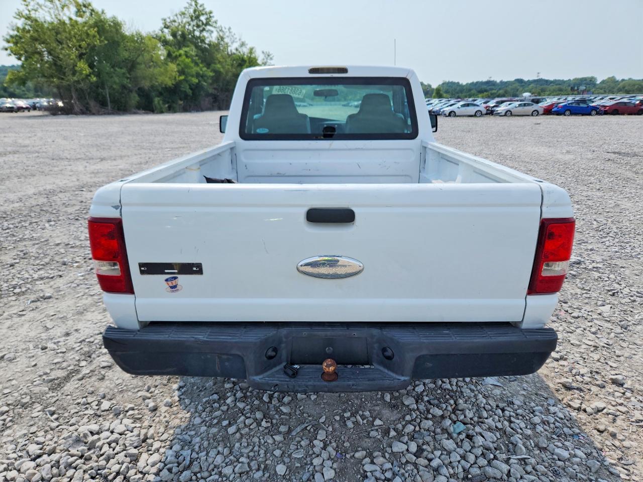 2007 Ford Ranger White vin: 1FTYR10D97PA26776