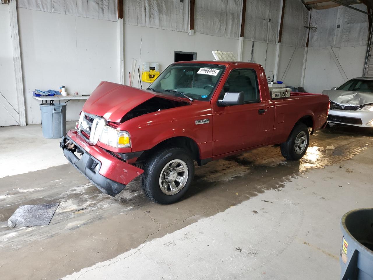 2007 Ford Ranger Red vin: 1FTYR10D97PA47465