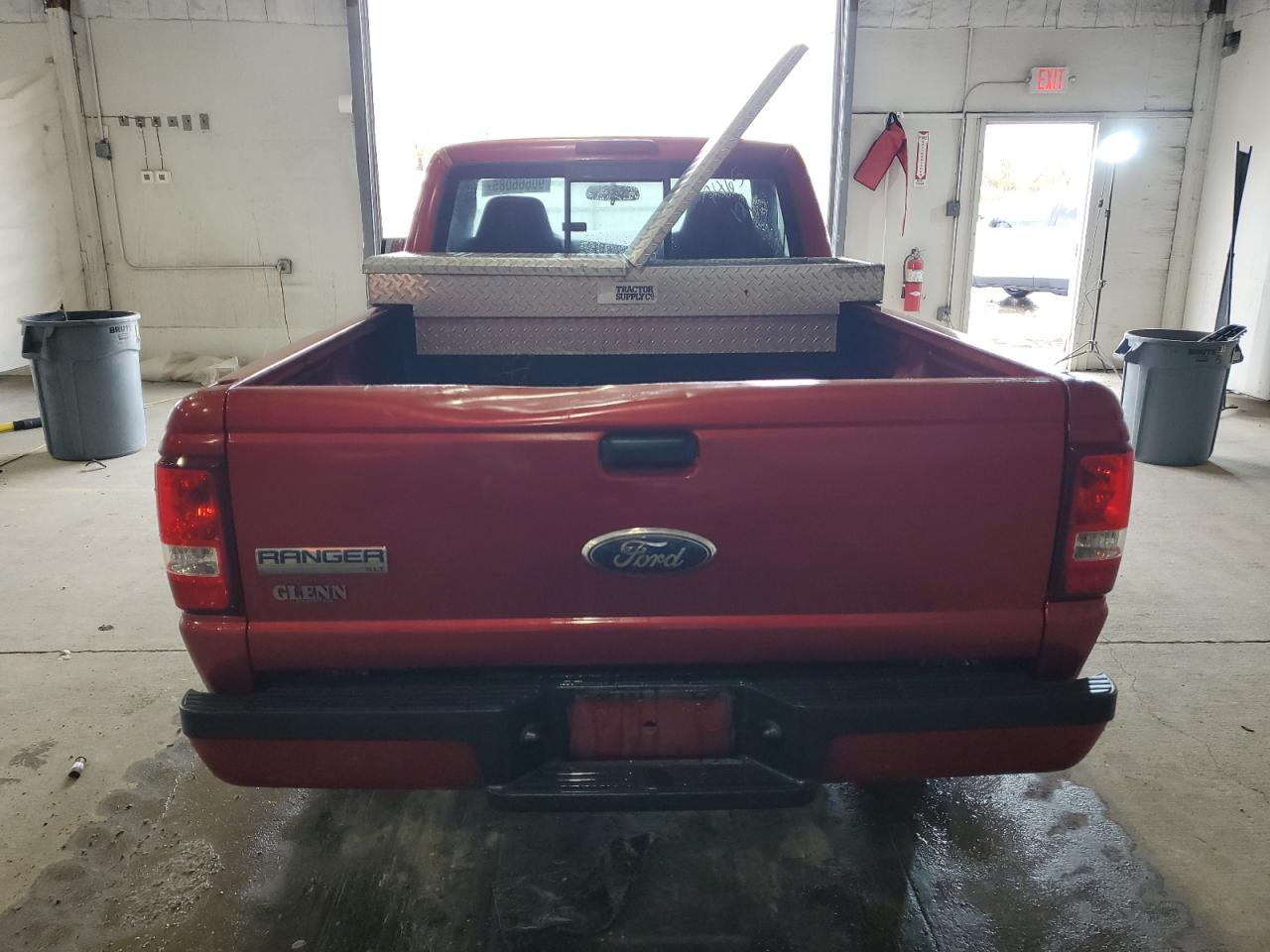 2007 Ford Ranger Red vin: 1FTYR10D97PA47465