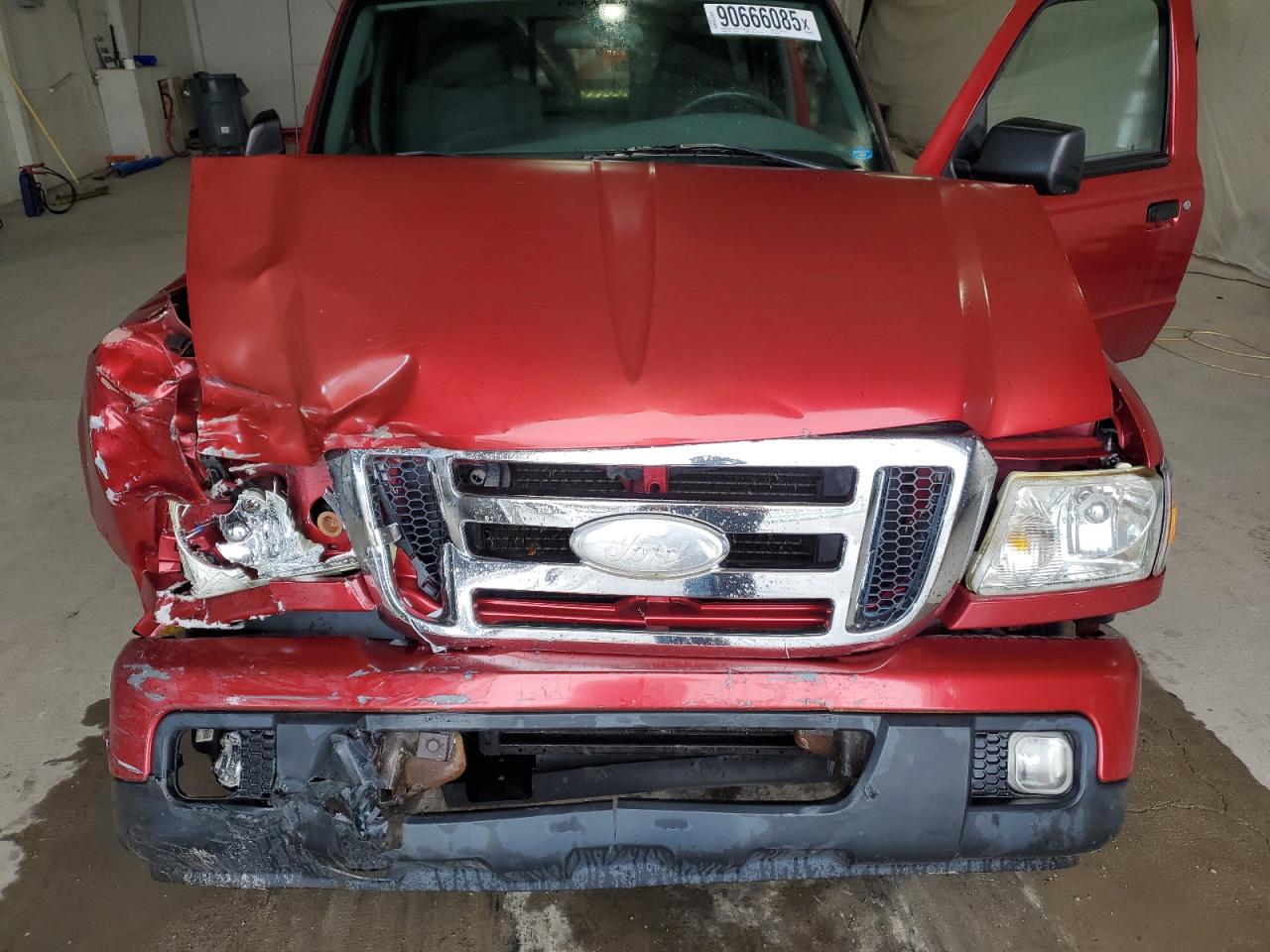 2007 Ford Ranger Red vin: 1FTYR10D97PA47465