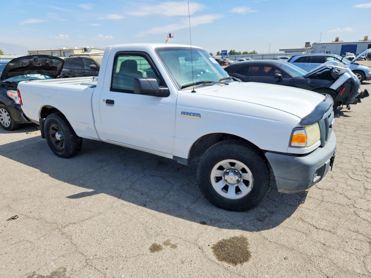 2007 Ford Ranger White vin: 1FTYR10D97PA72740