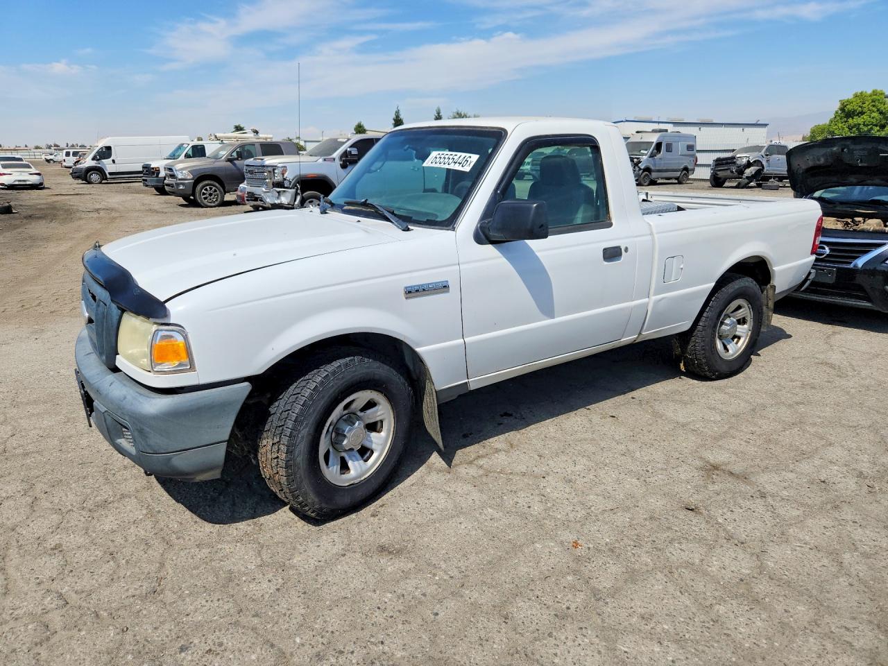 2007 Ford Ranger White vin: 1FTYR10D97PA72740