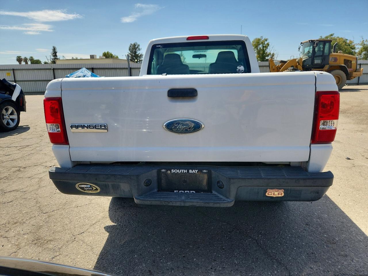 2007 Ford Ranger White vin: 1FTYR10D97PA72740
