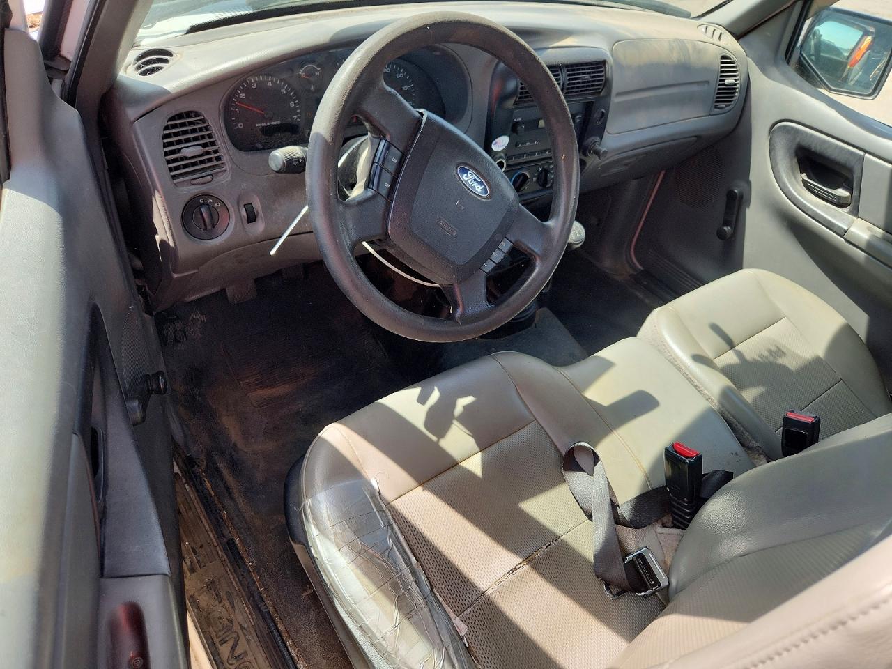 2007 Ford Ranger White vin: 1FTYR10D97PA72740