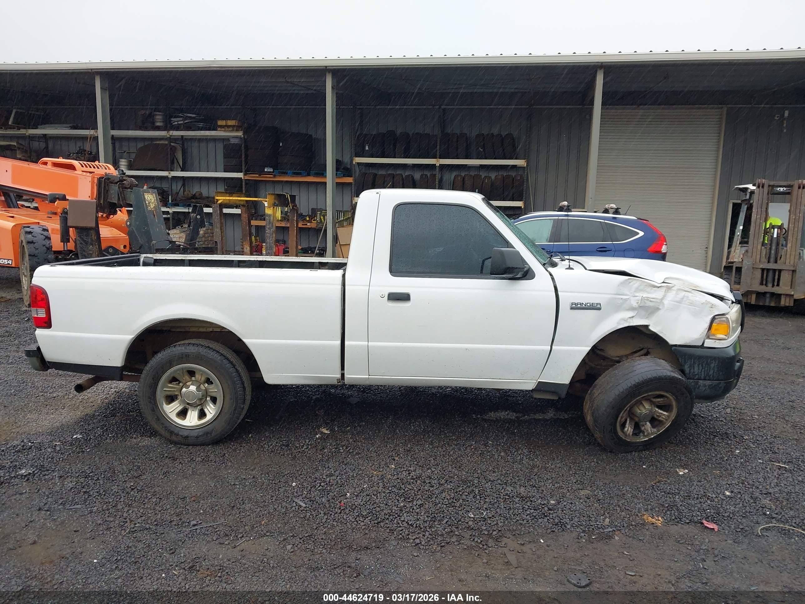 2007 Ford Ranger Stx/xl/xlt White vin: 1FTYR10D97PA97282