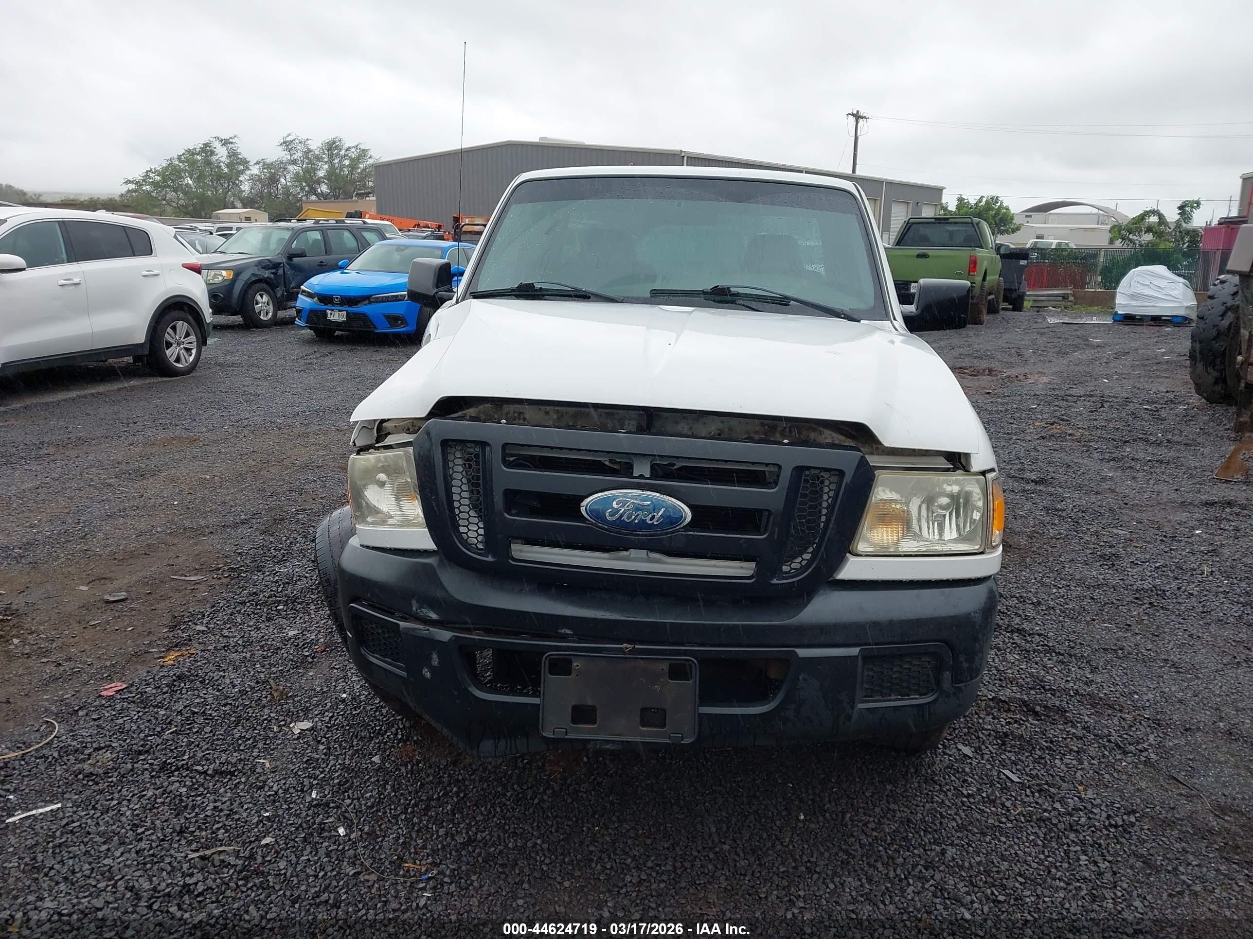 2007 Ford Ranger Stx/xl/xlt White vin: 1FTYR10D97PA97282