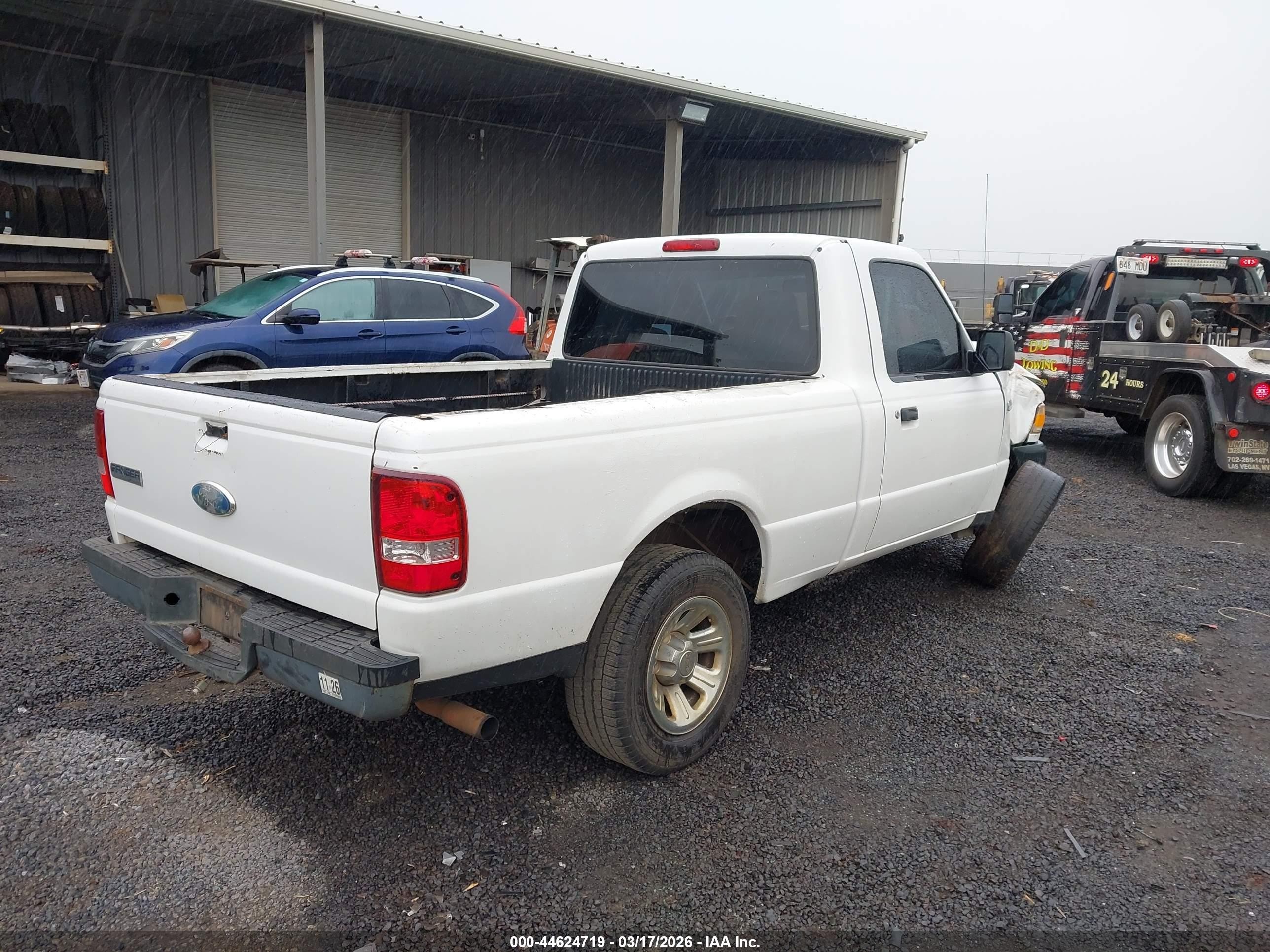 2007 Ford Ranger Stx/xl/xlt White vin: 1FTYR10D97PA97282