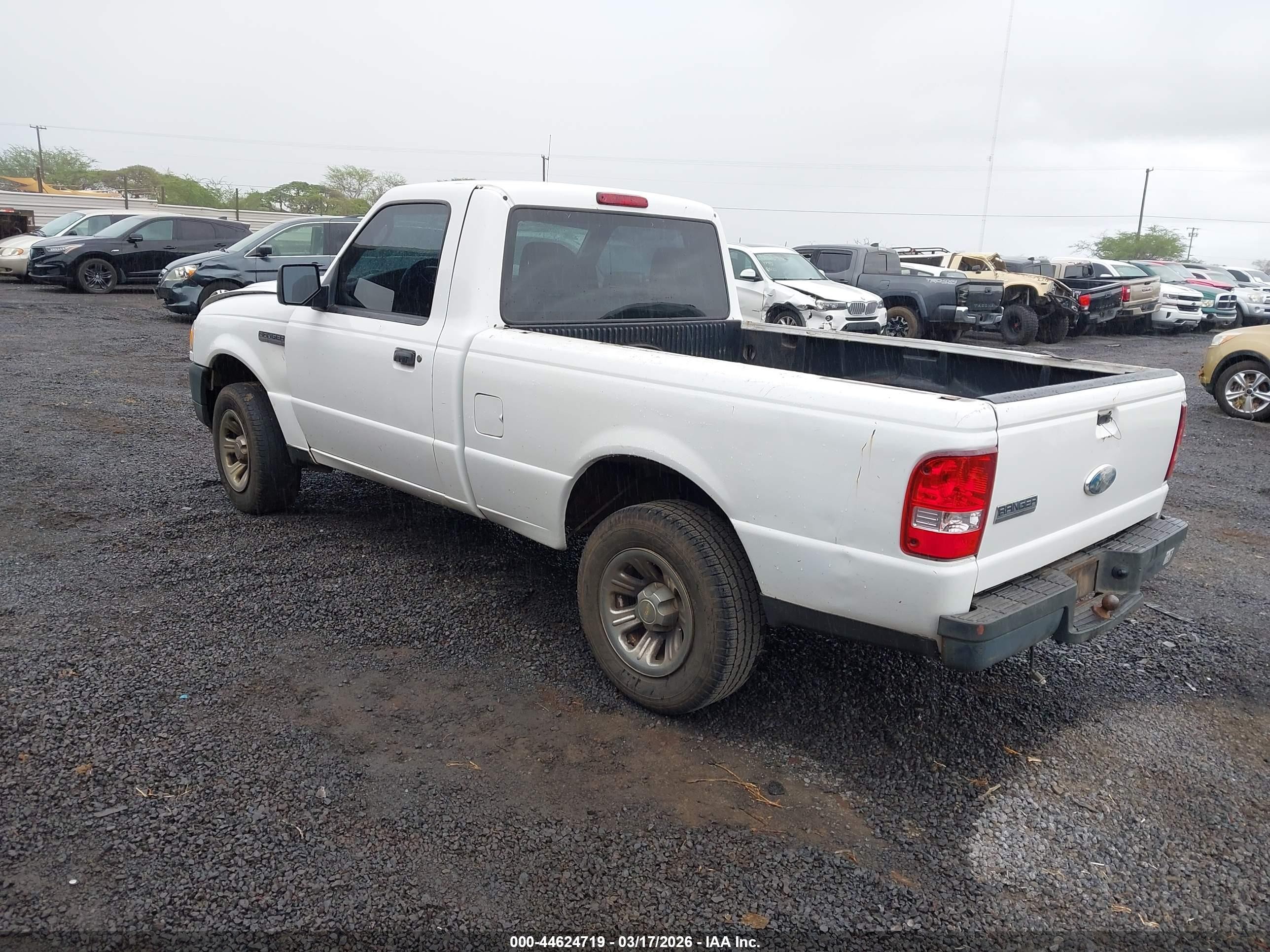 2007 Ford Ranger Stx/xl/xlt White vin: 1FTYR10D97PA97282