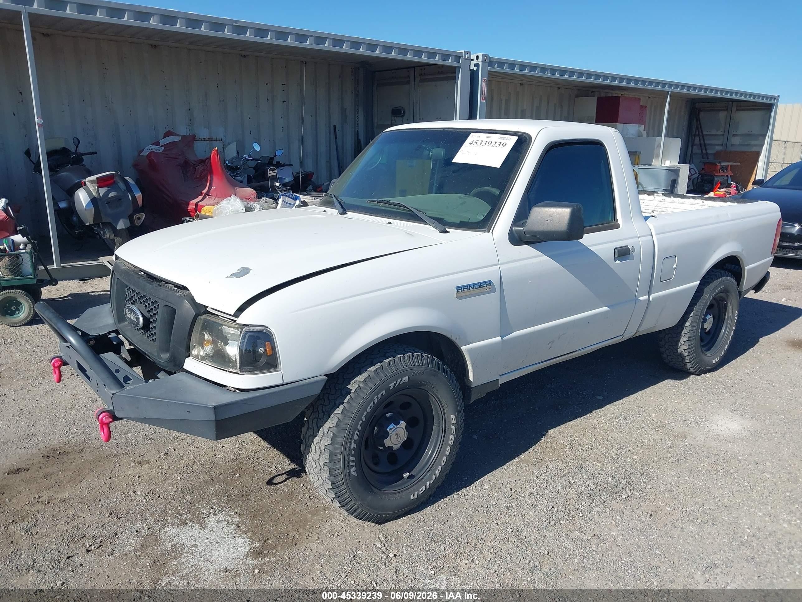 2008 Ford Ranger Xl/xlt White vin: 1FTYR10D98PA04911