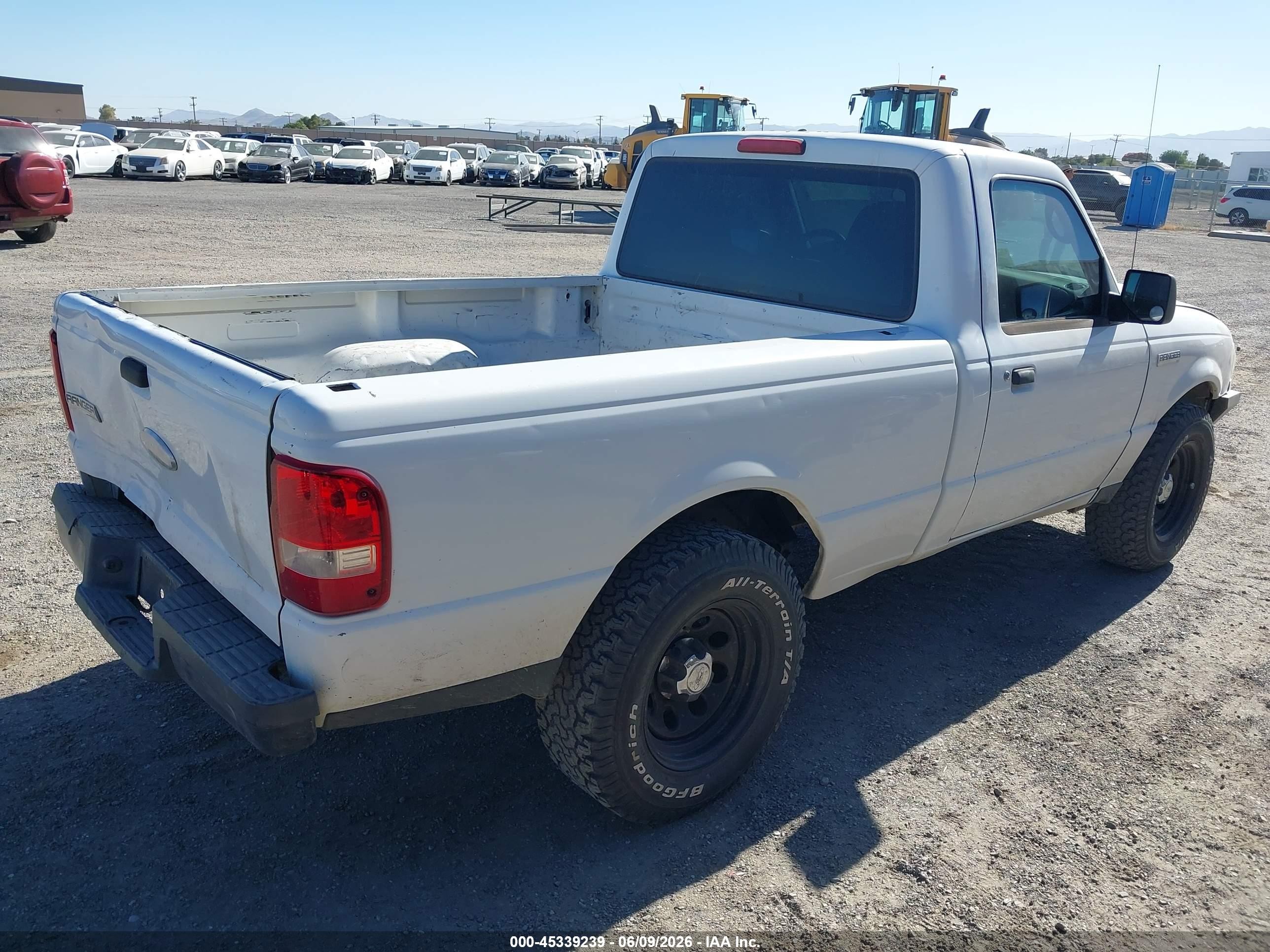 2008 Ford Ranger Xl/xlt White vin: 1FTYR10D98PA04911