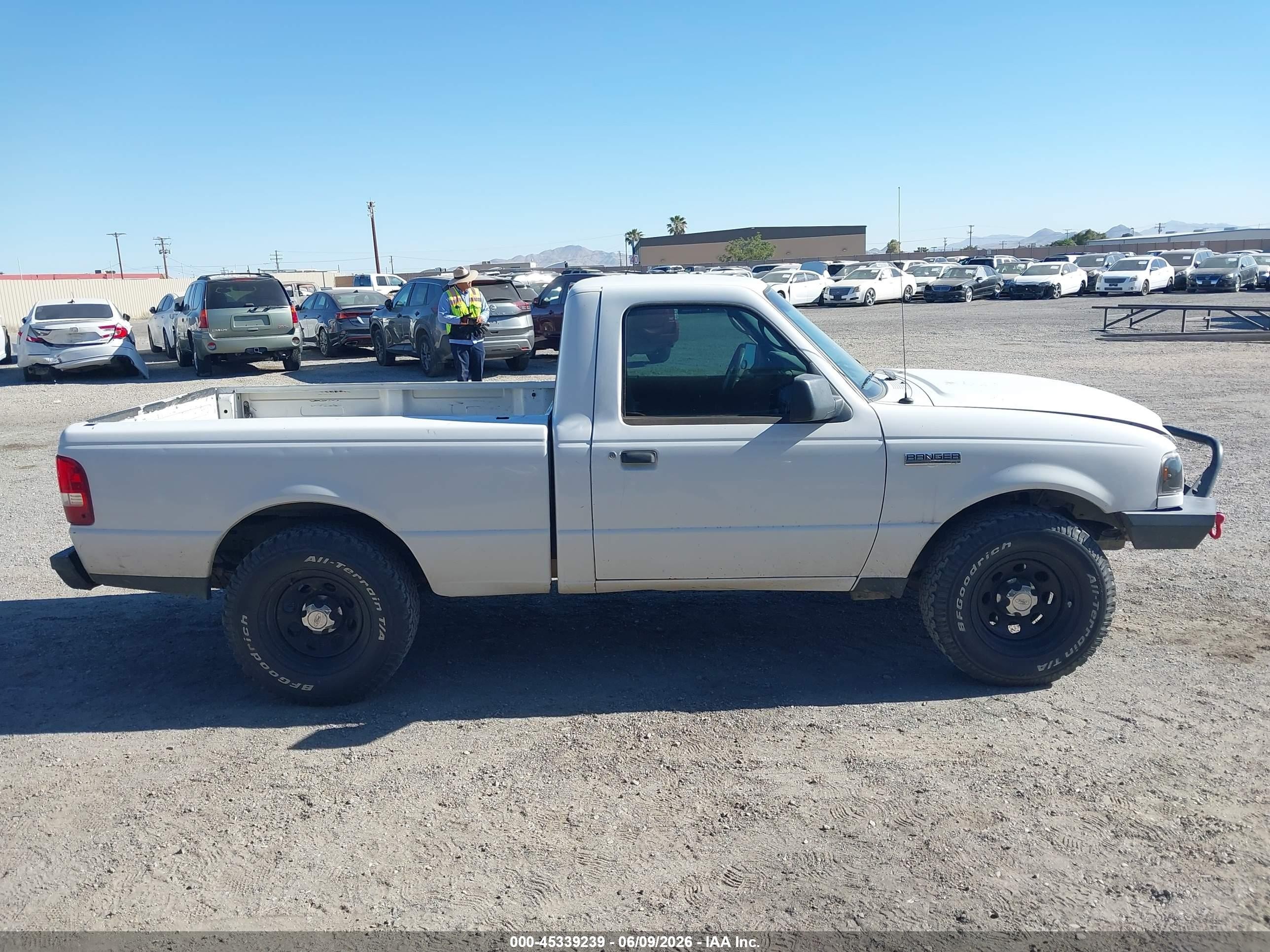 2008 Ford Ranger Xl/xlt White vin: 1FTYR10D98PA04911