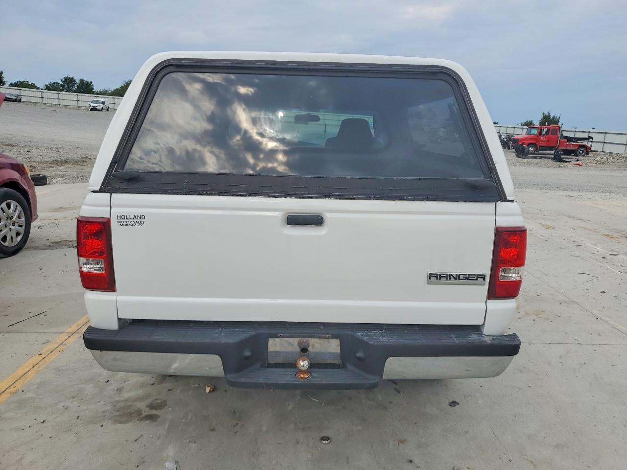2008 Ford Ranger White vin: 1FTYR10D98PA29369