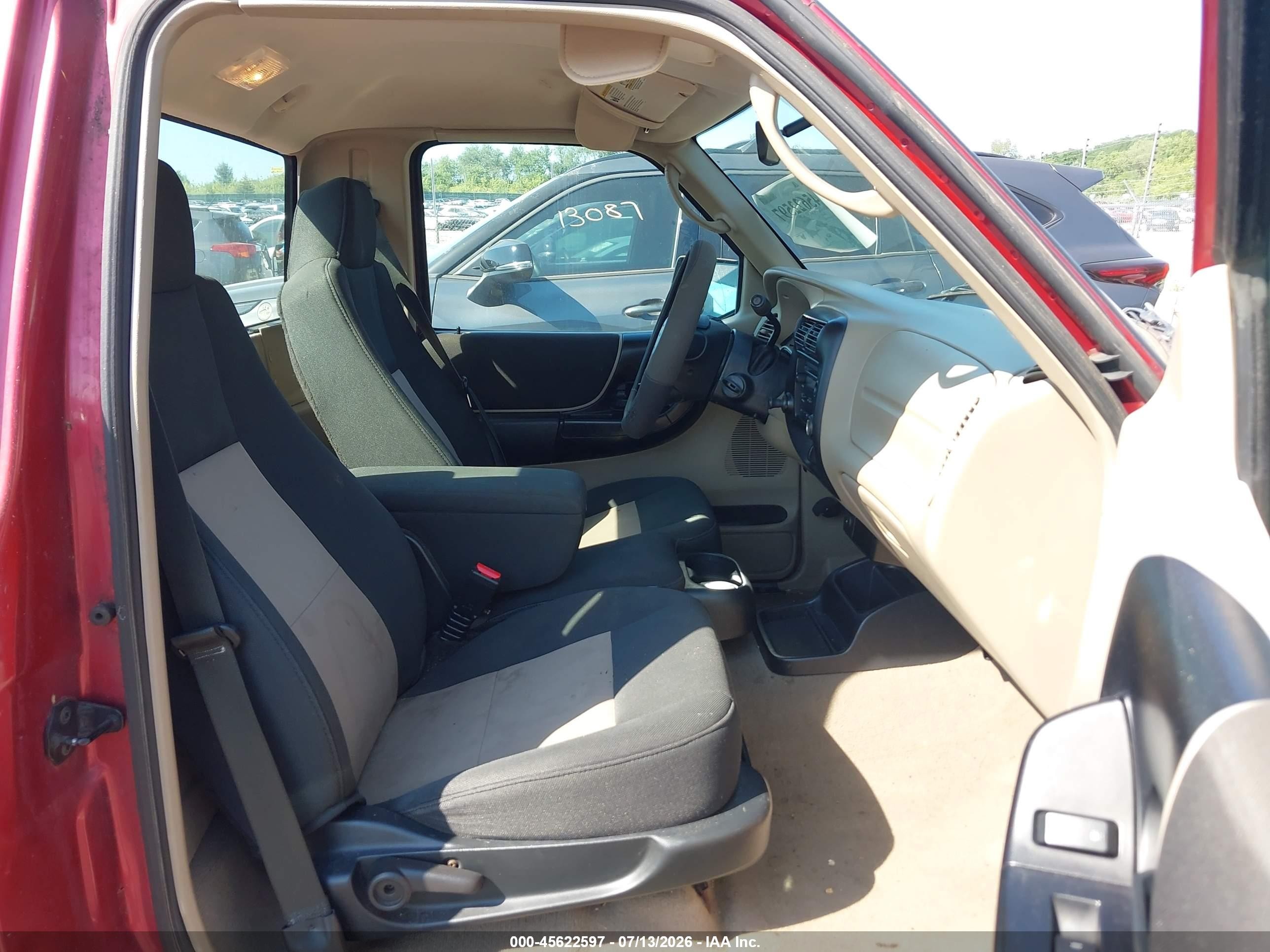 2008 Ford Ranger Xl/xlt Red vin: 1FTYR10D98PA50223