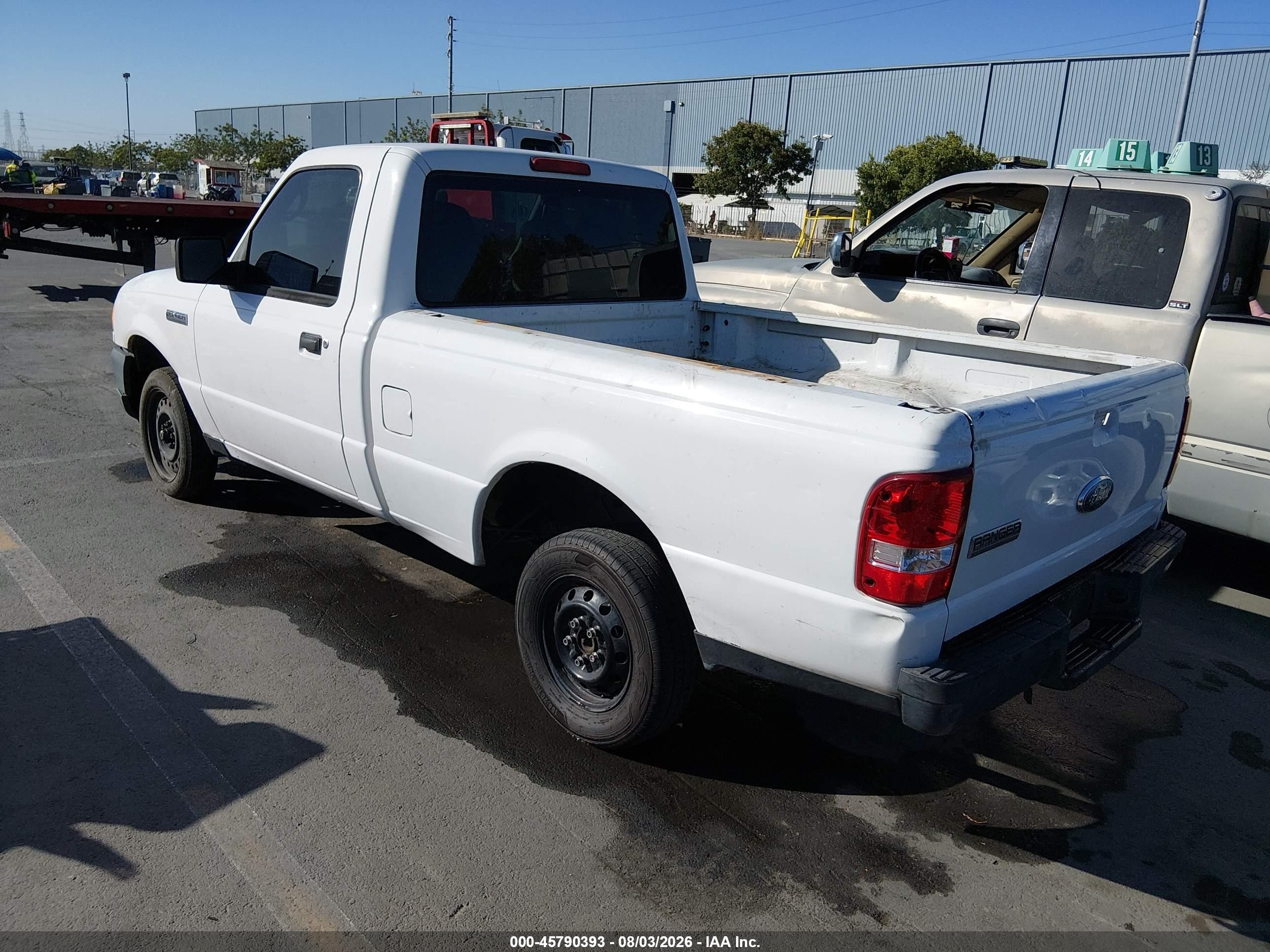 2008 Ford Ranger Xl/xlt White vin: 1FTYR10D98PA56183