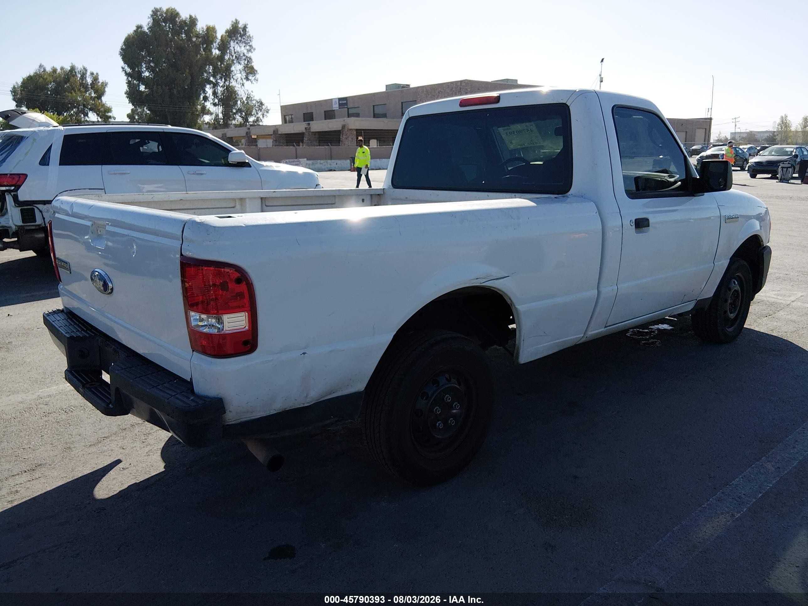 2008 Ford Ranger Xl/xlt White vin: 1FTYR10D98PA56183