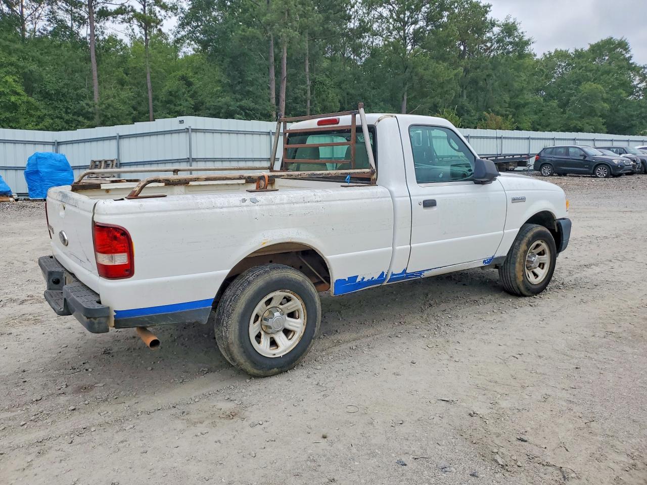2008 Ford Ranger White vin: 1FTYR10D98PA74179