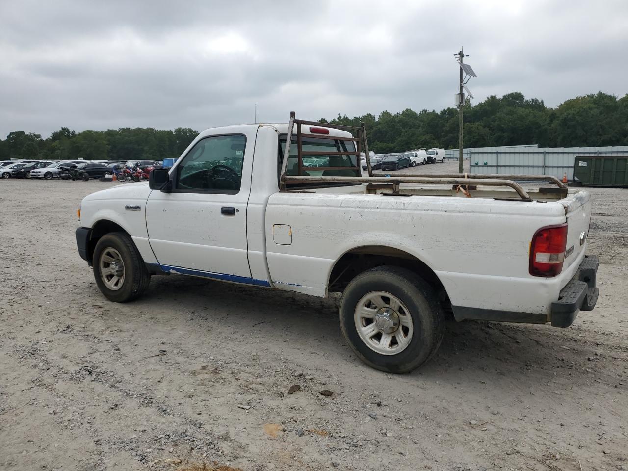 2008 Ford Ranger White vin: 1FTYR10D98PA74179 Damage: Roof Luggage Rack, Aftermarket, Acceptable