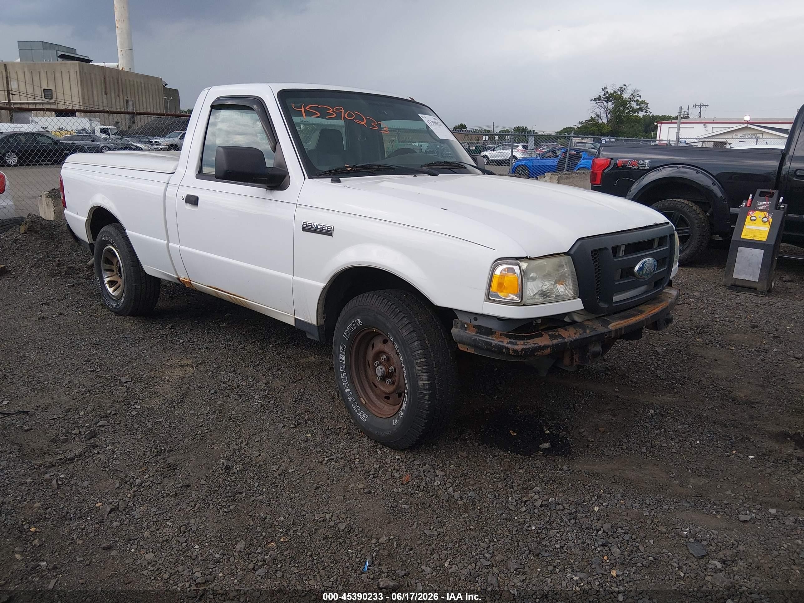 2008 Ford Ranger Xl/xlt White vin: 1FTYR10D98PA74716