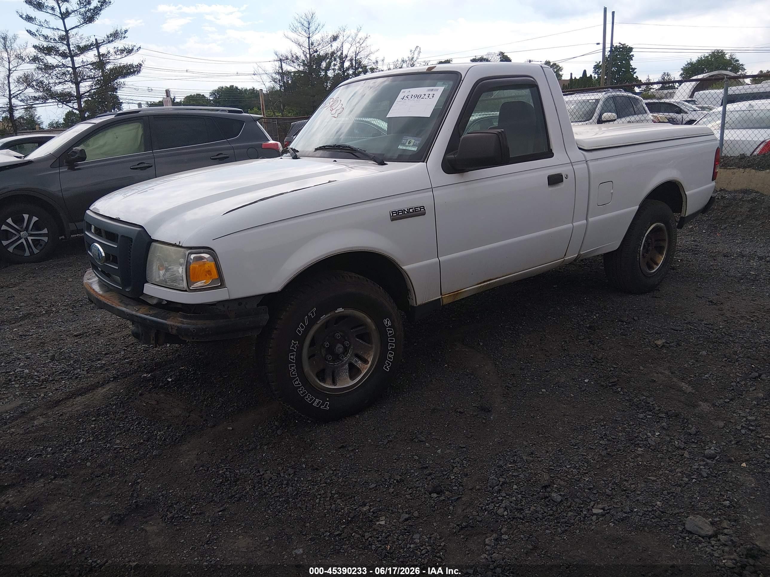 2008 Ford Ranger Xl/xlt White vin: 1FTYR10D98PA74716