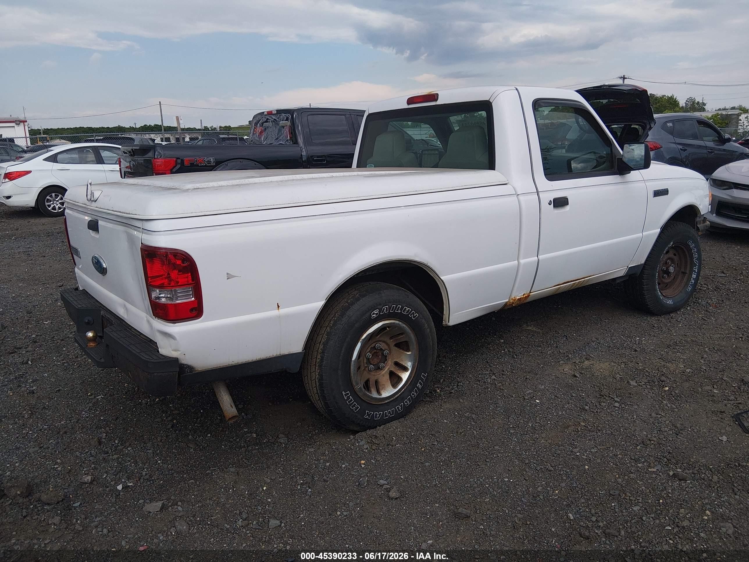 2008 Ford Ranger Xl/xlt White vin: 1FTYR10D98PA74716