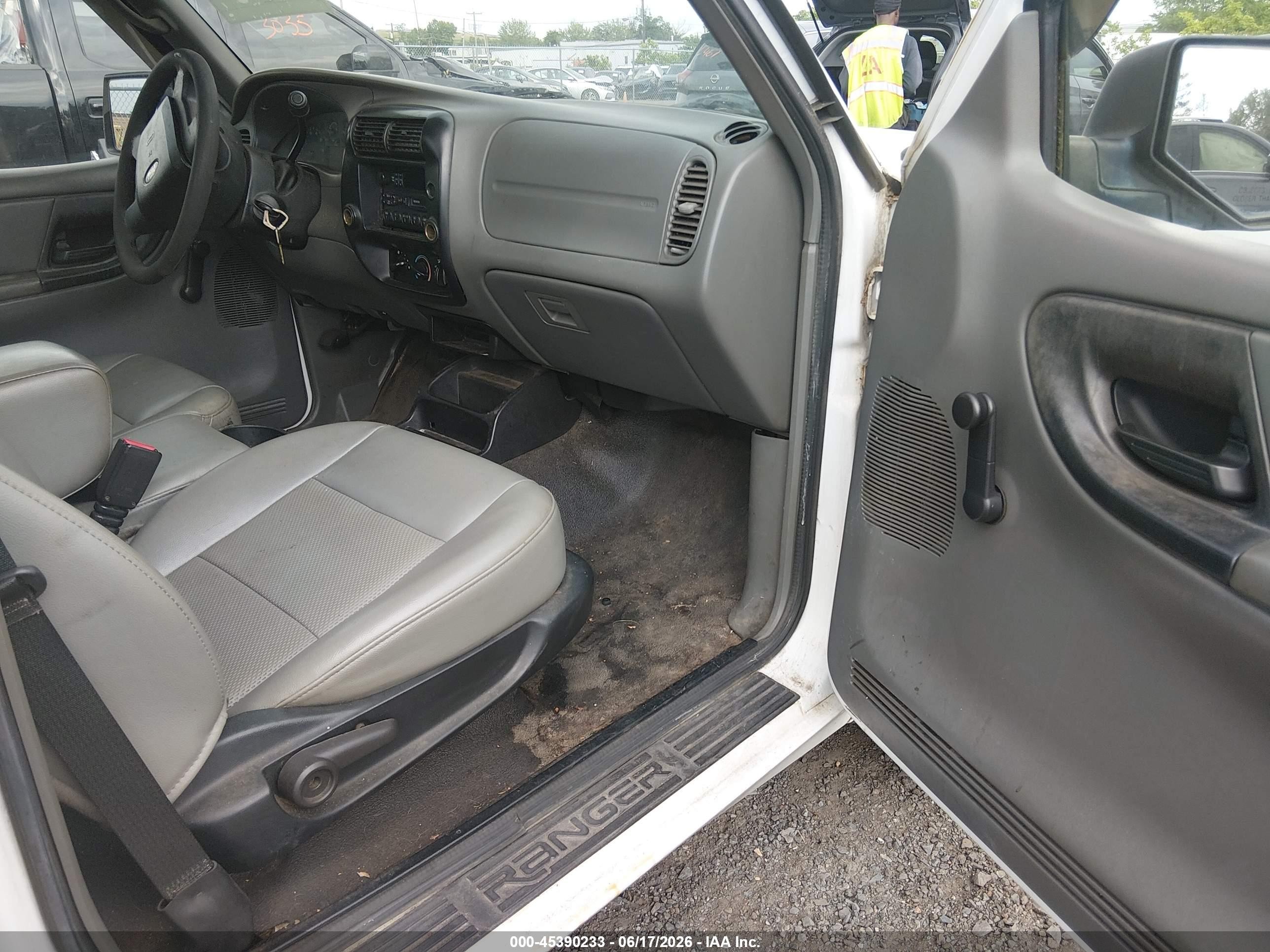 2008 Ford Ranger Xl/xlt White vin: 1FTYR10D98PA74716