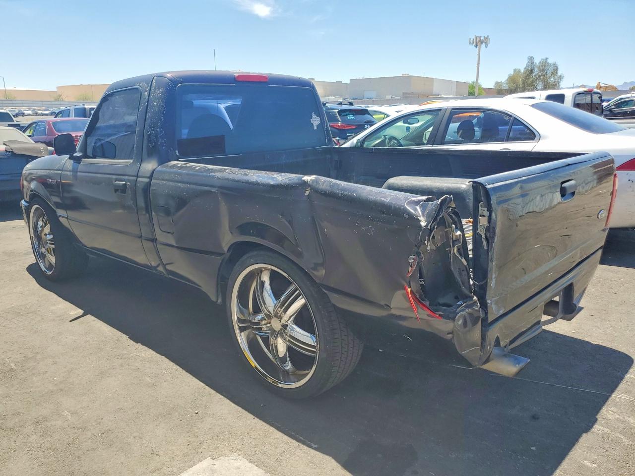 2003 Ford Ranger Black vin: 1FTYR10DX3PA13447