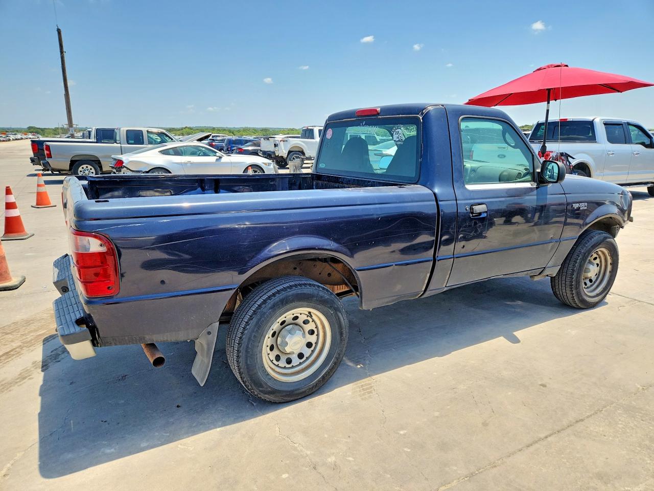 2003 Ford Ranger Blue vin: 1FTYR10DX3PA83367