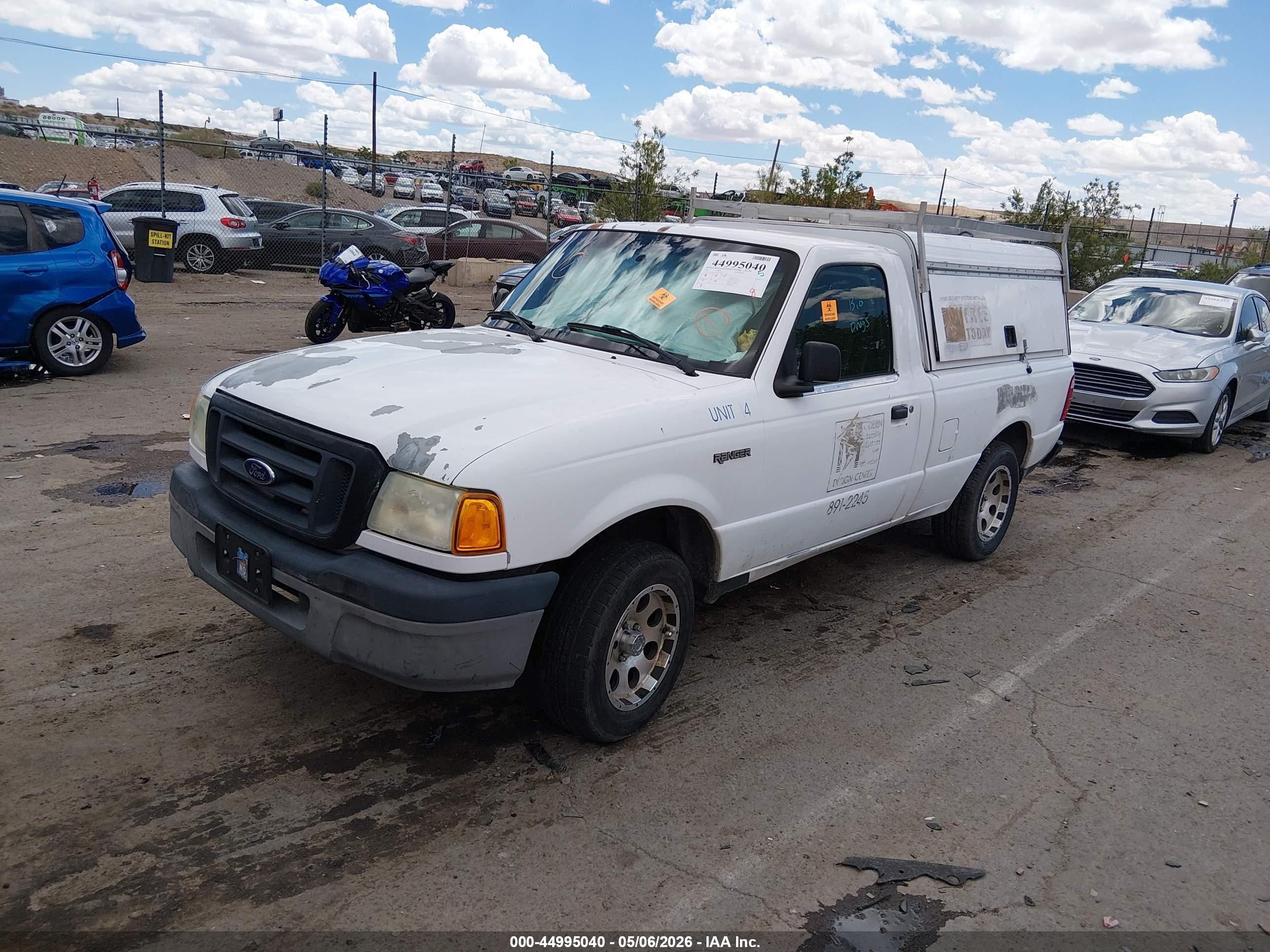 2004 Ford Ranger Xl/xlt White vin: 1FTYR10DX4PA53061