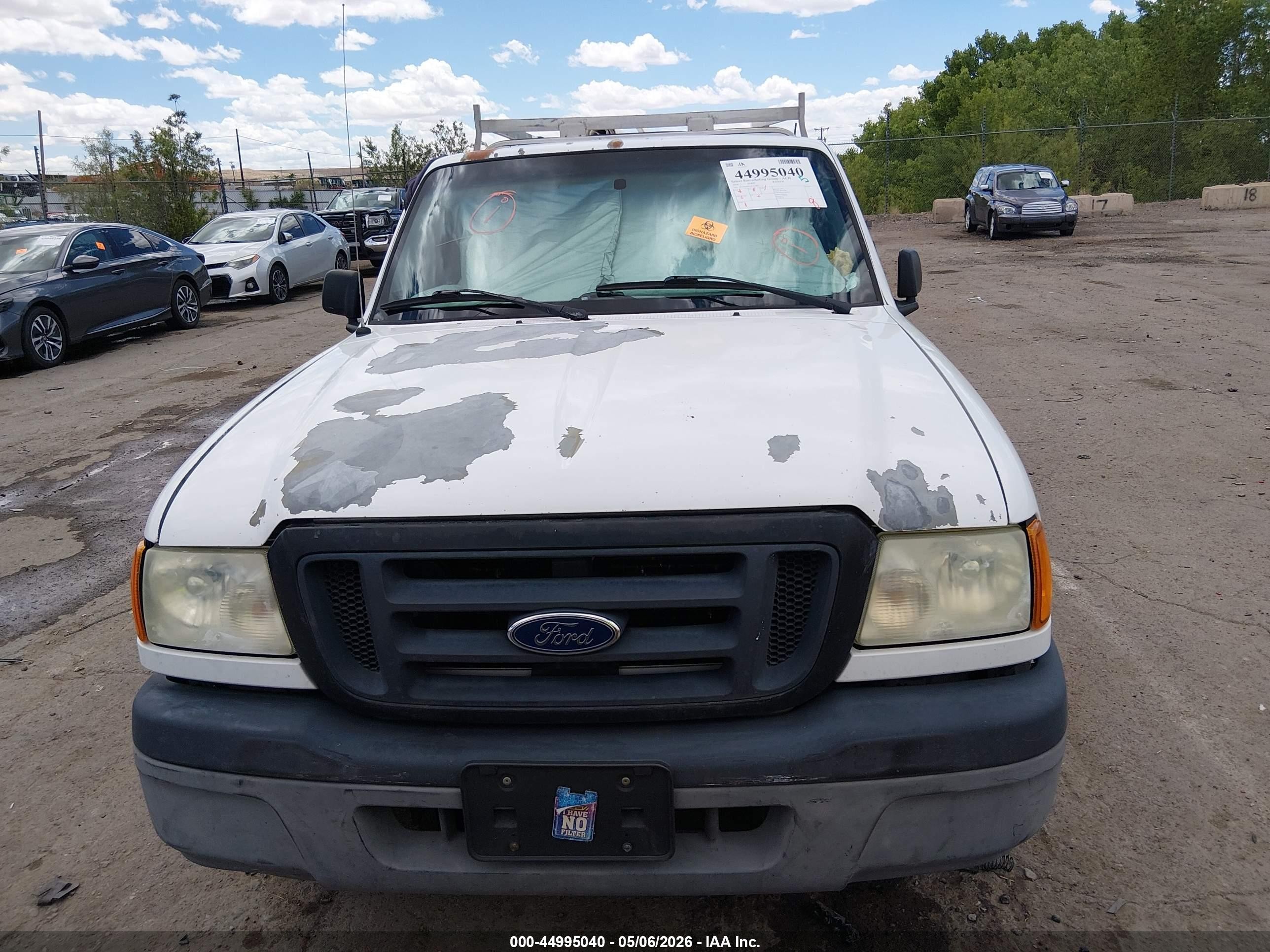 2004 Ford Ranger Xl/xlt White vin: 1FTYR10DX4PA53061