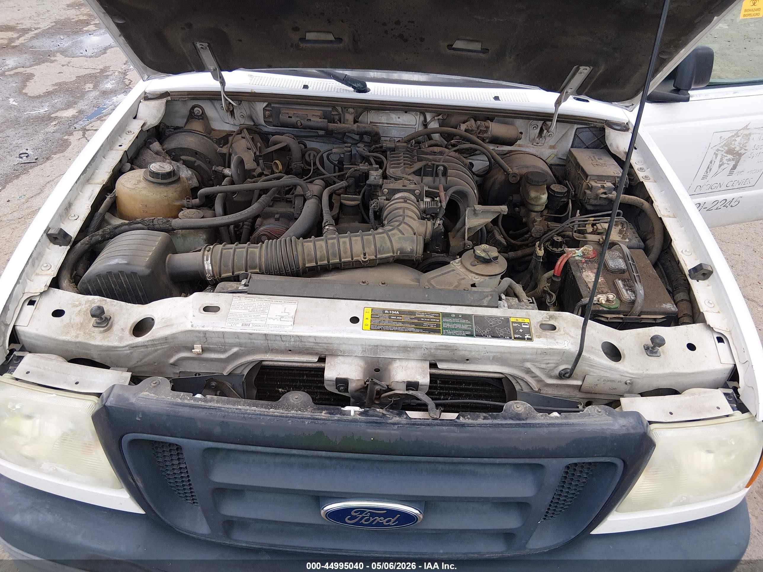 2004 Ford Ranger Xl/xlt White vin: 1FTYR10DX4PA53061