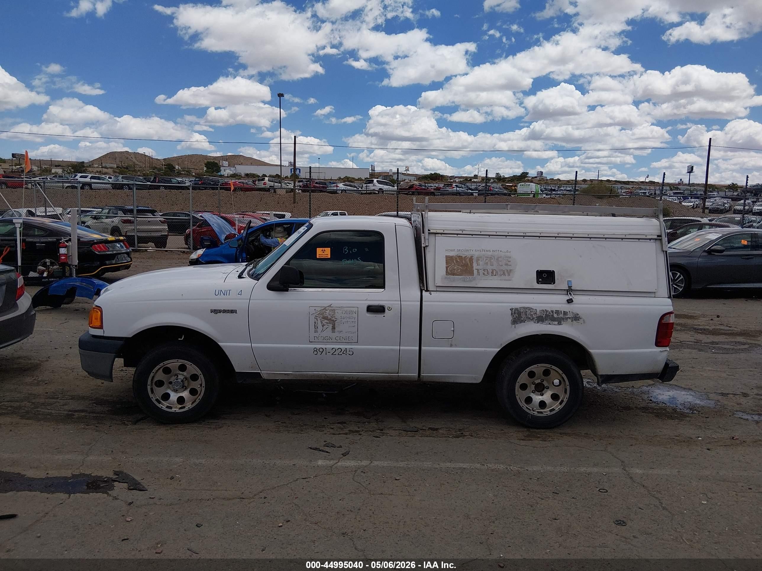 2004 Ford Ranger Xl/xlt White vin: 1FTYR10DX4PA53061