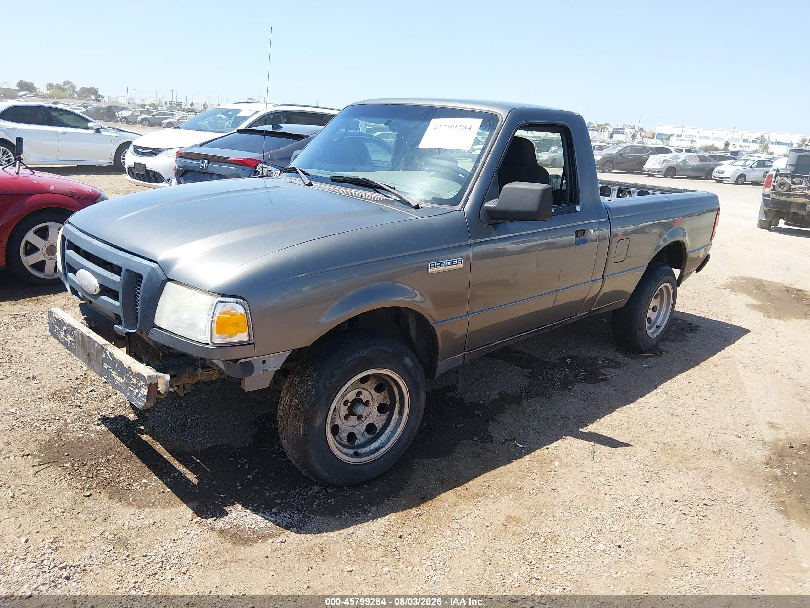 2006 Ford Ranger Xl/xlt Gray vin: 1FTYR10DX6PA23772