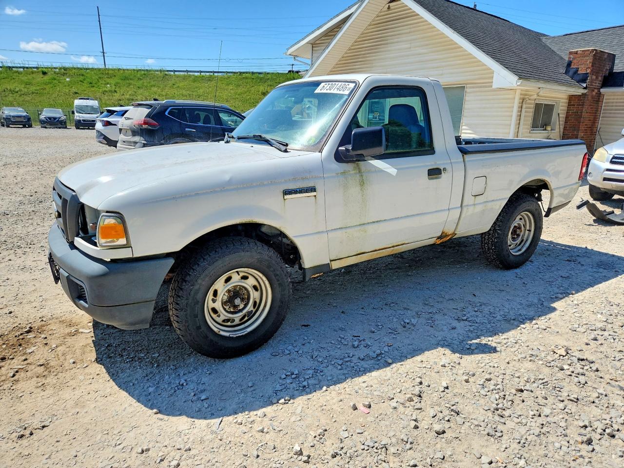 2007 Ford Ranger White vin: 1FTYR10DX7PA03880