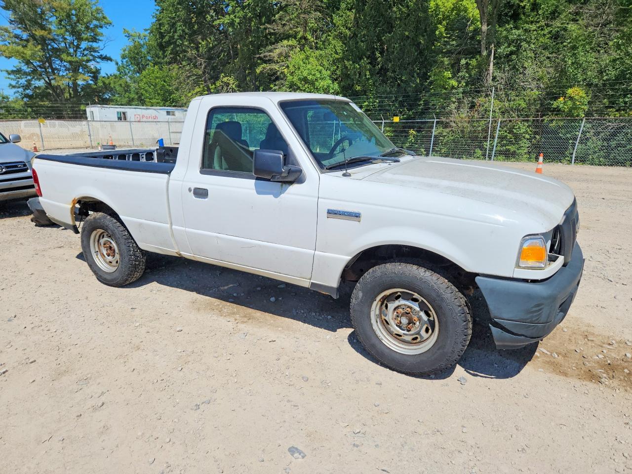 2007 Ford Ranger White vin: 1FTYR10DX7PA03880