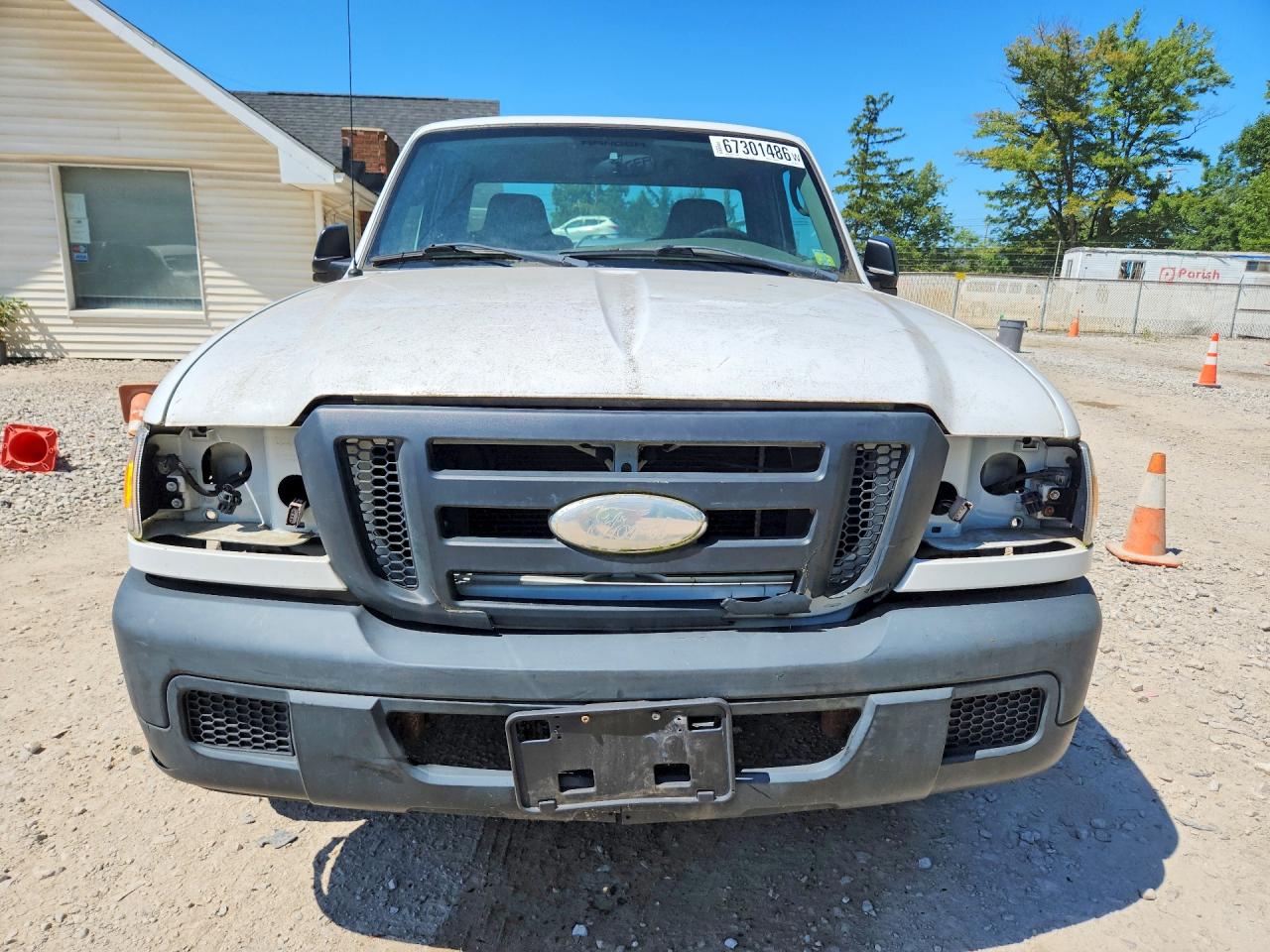 2007 Ford Ranger White vin: 1FTYR10DX7PA03880
