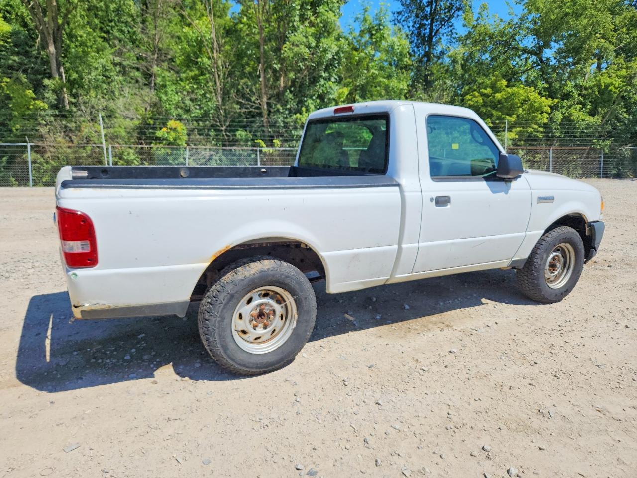 2007 Ford Ranger White vin: 1FTYR10DX7PA03880